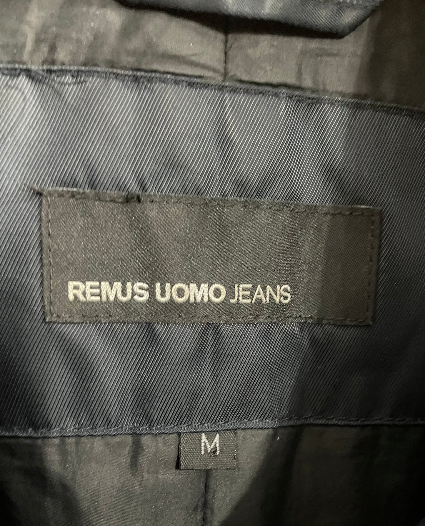 Remus Uomo Jeans Mens Navy Blue Padded Jacket Workwear Lightweight Medium