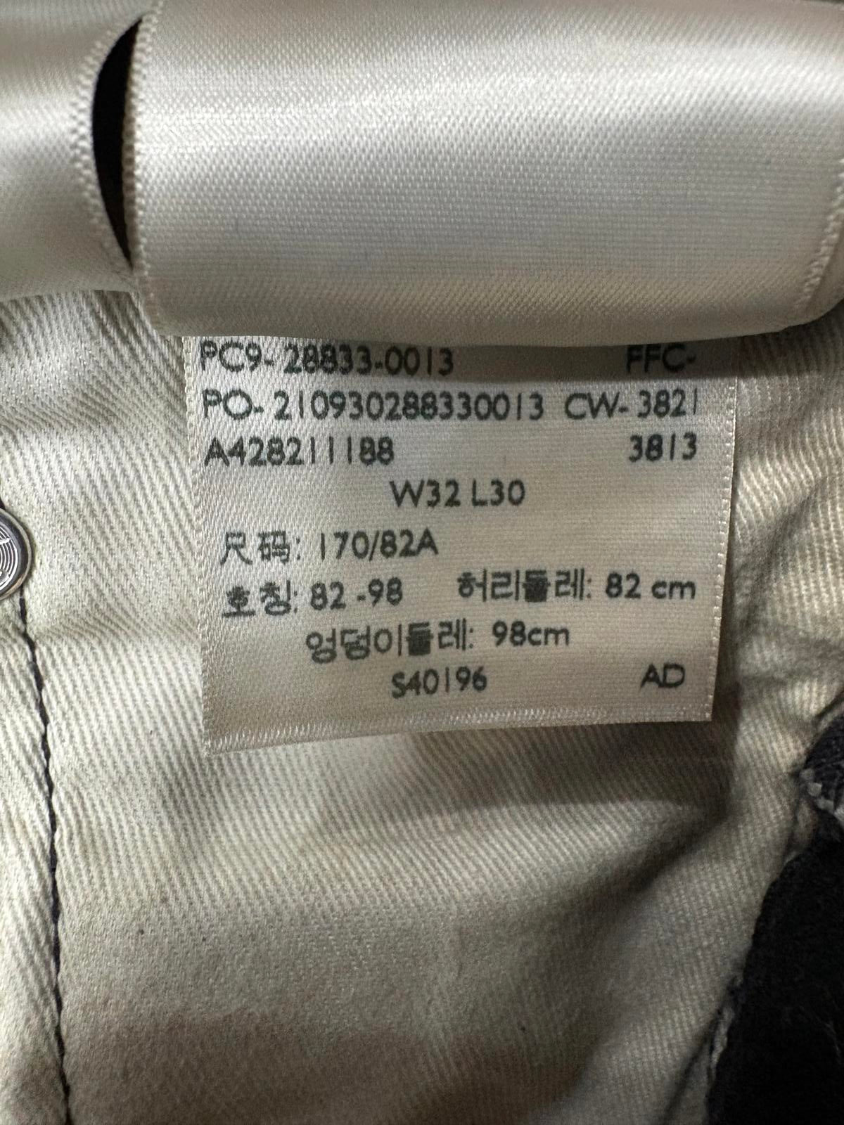 Levis 512 Slim Jeans W32 L30 Men Black Stretch Premium Big E Red Tab Zip Fly