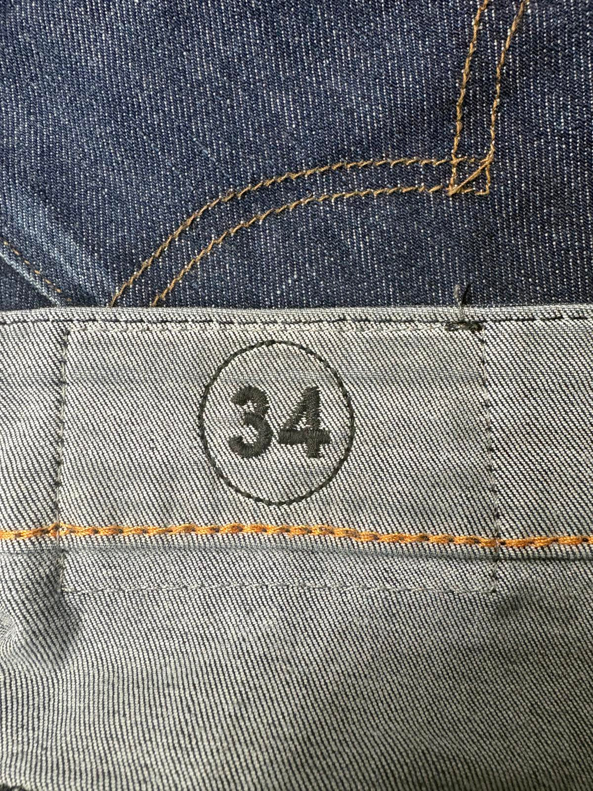 Hugo Boss Jeans W34 L34 Men Delaware Slim Navy Blue Comfort Soft Motion Denim
