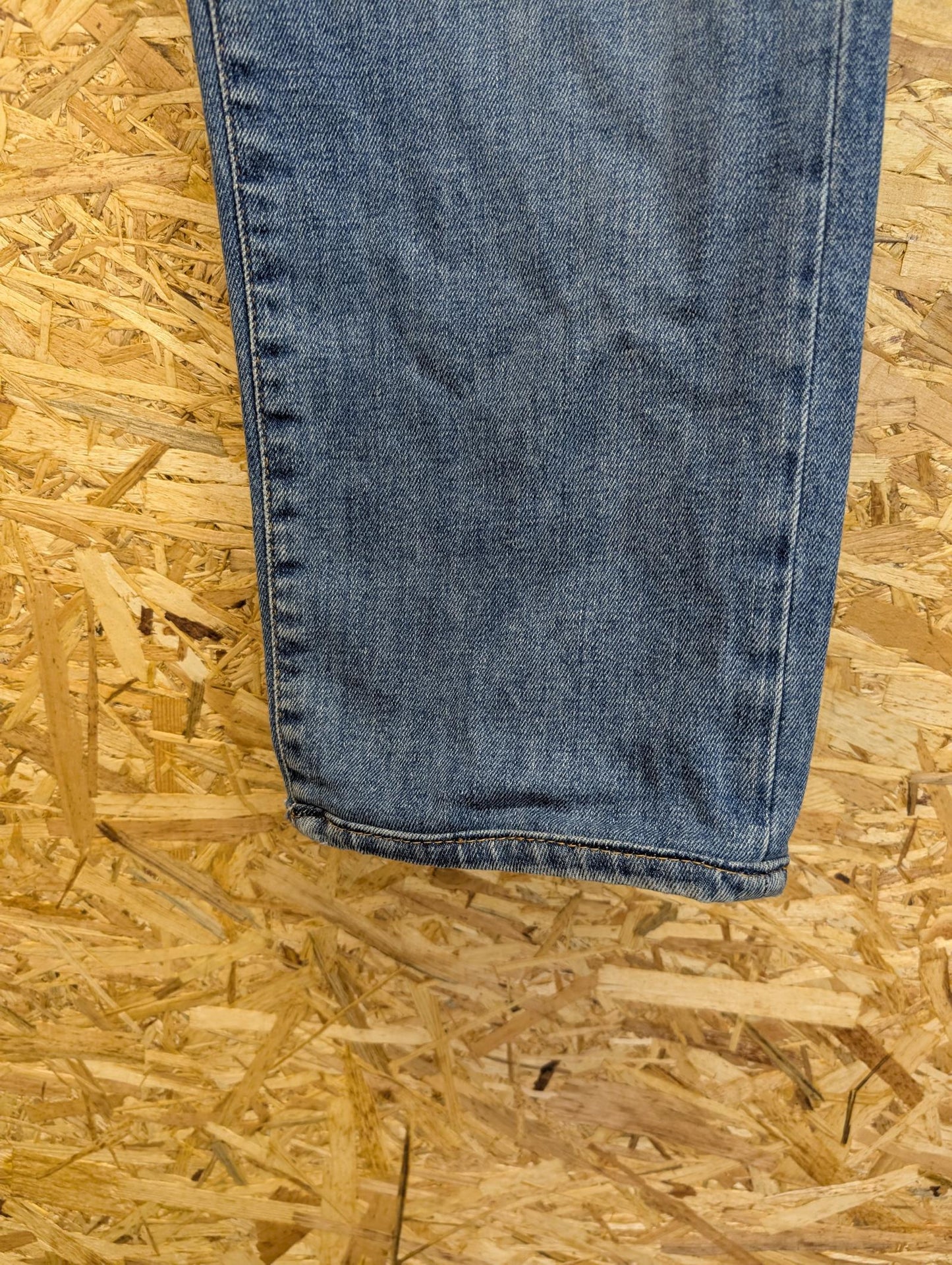 Gant Hayes Jeans W36 L27 Men Slim Fit Denim Mid Blue Straight Leg Button Fly