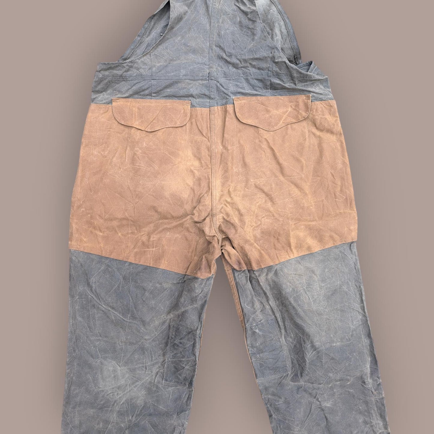 Filson Double Hunting Bibs W42 L32 Dungarees Style 427 Thorn Trousers USA Made