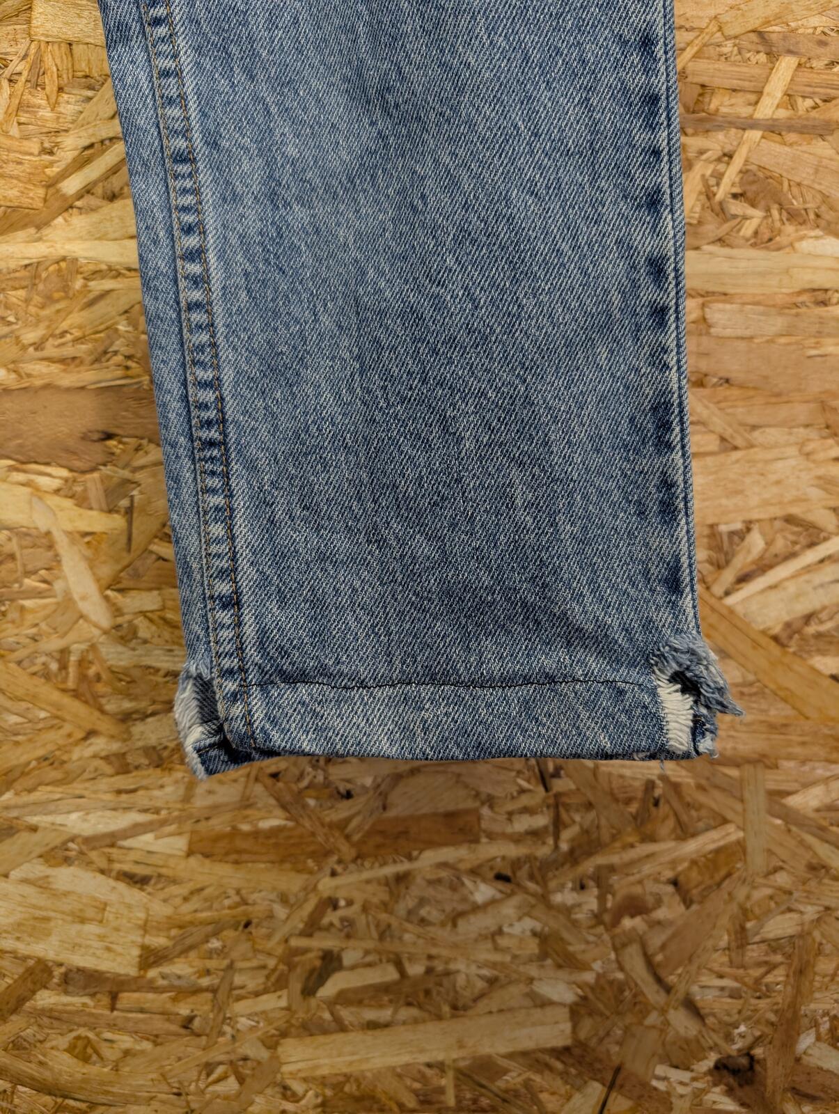 Vintage Levis 950 Jeans W26 L30 High Waist Women Orange 90s Blue Relaxed Tapered