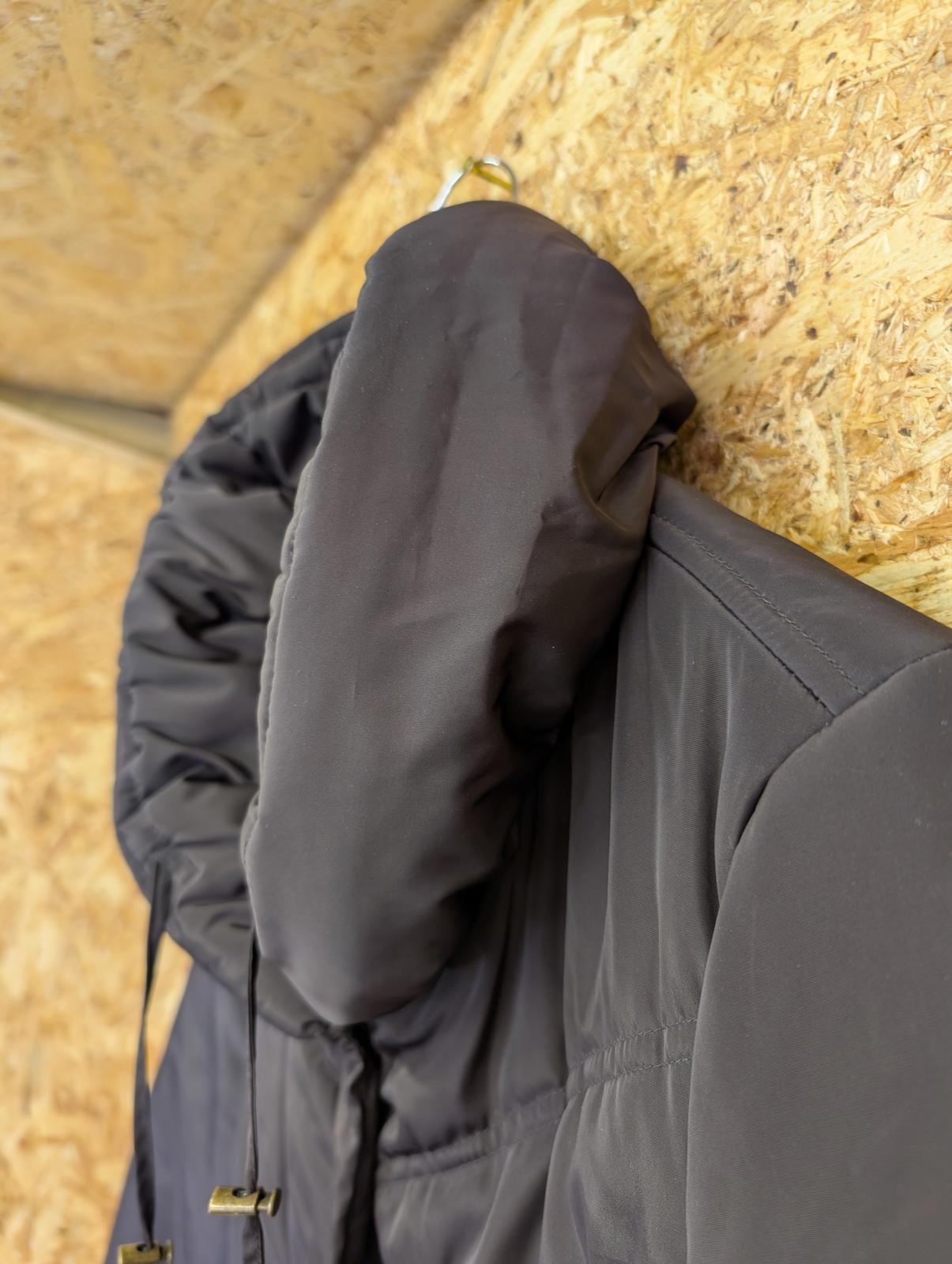 Windsmoor Womens Small Puffa Jacket Brown Knee Length