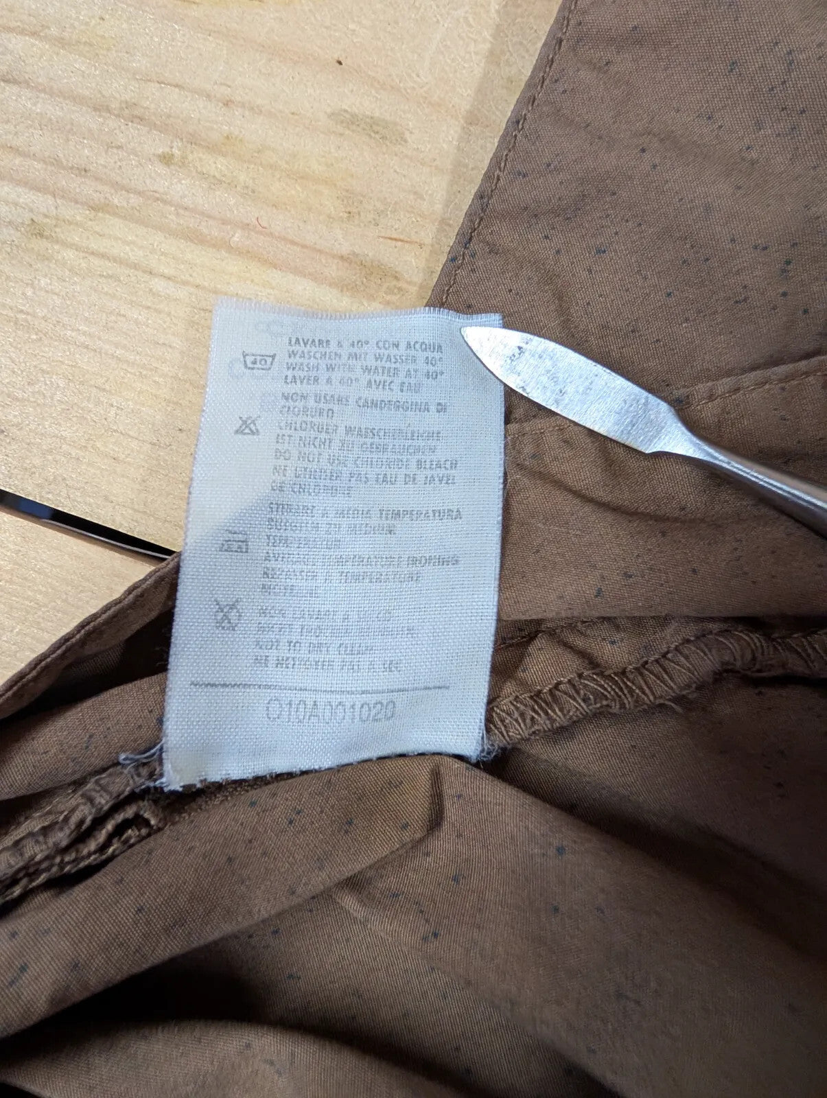 Vintage CP Company Trousers Men W30 L30 Espresso Brown Cotton Italy Massimo Osti