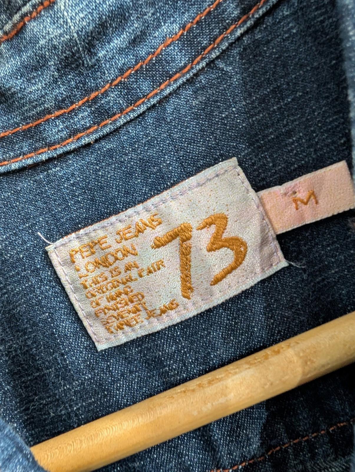 Pepe Jeans London Denim Sleeveless Dress Medium Washed Blue Y2K 2000 Jean Boho