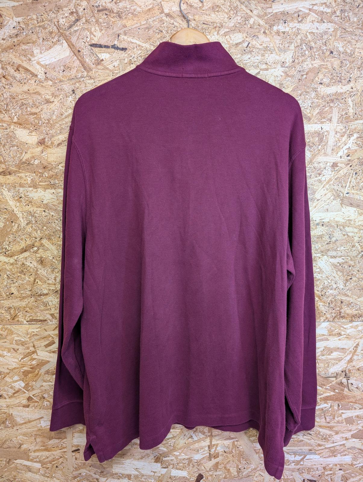 Ralph Lauren Polo Mens Size UK XL Sweater Cotton Collared 1/4 Zip Estate Rib