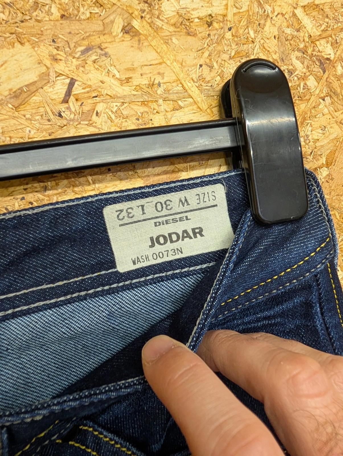 Diesel Jodar Jeans W30 L32 Men Button Fly Dark Denim Navy Blue Slim 0073N Cinch