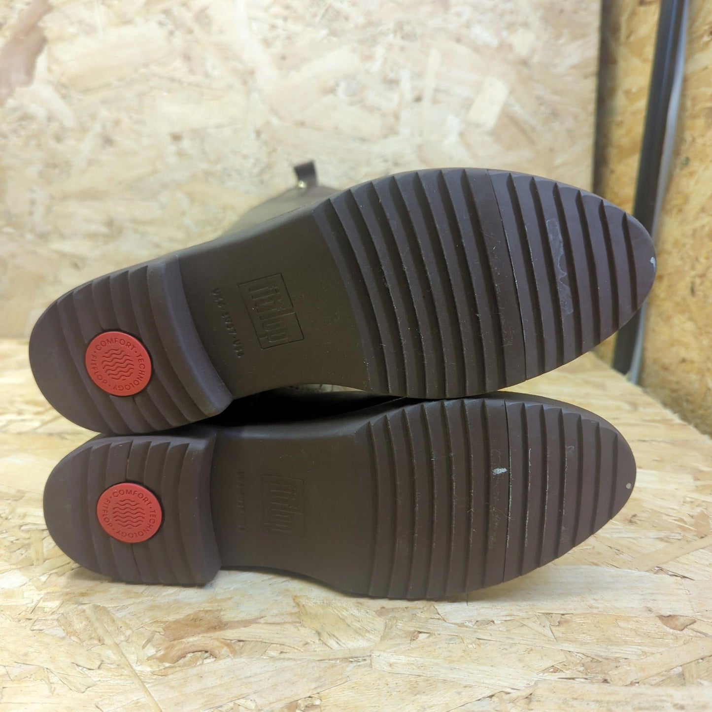 Fitflop Womens Signey Mixte Boots Zip Knee High Leather UK Size 4 Eu 37 VGC