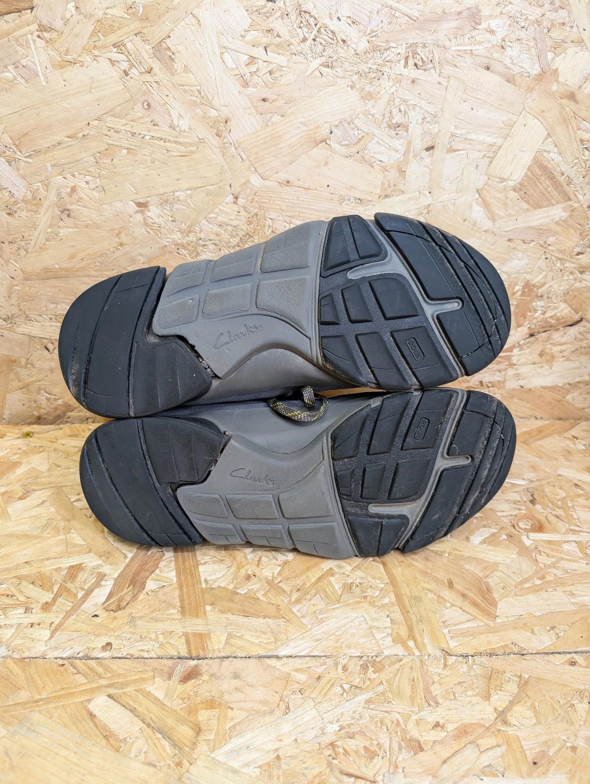 Clarks Mens Hiking Boots UK 11 Tri Outflex GTX Gore-Tec Walking Retro Grey Brown