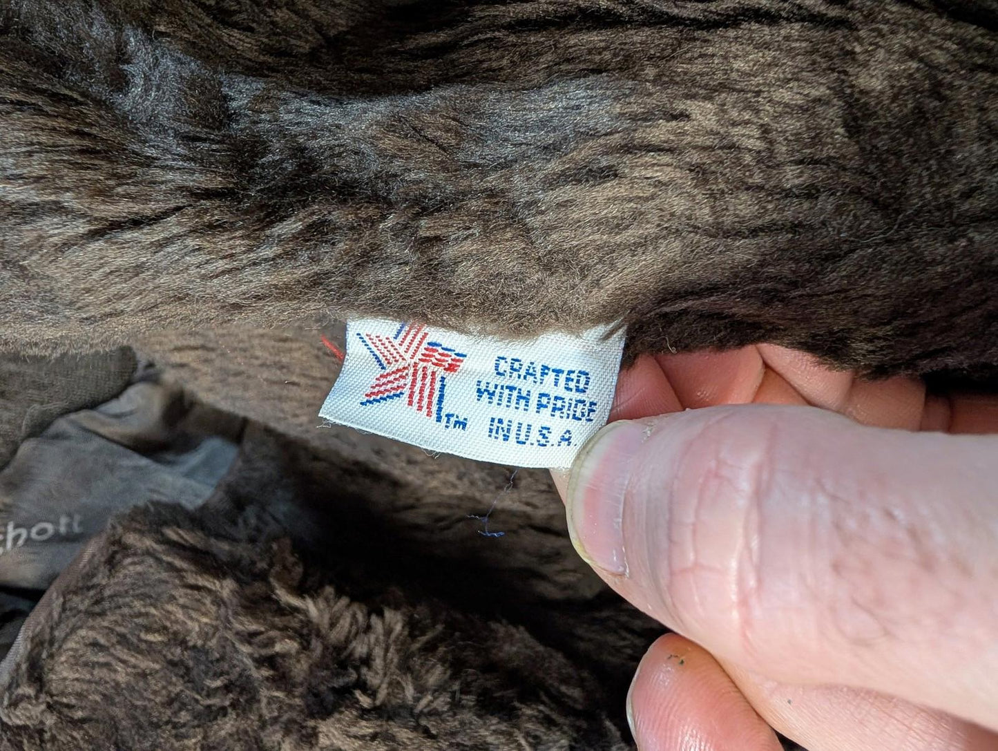 Schott 684 Leather Bomber Jacket Men Large 42 NYC Faux Lined Brown Vintage 90s