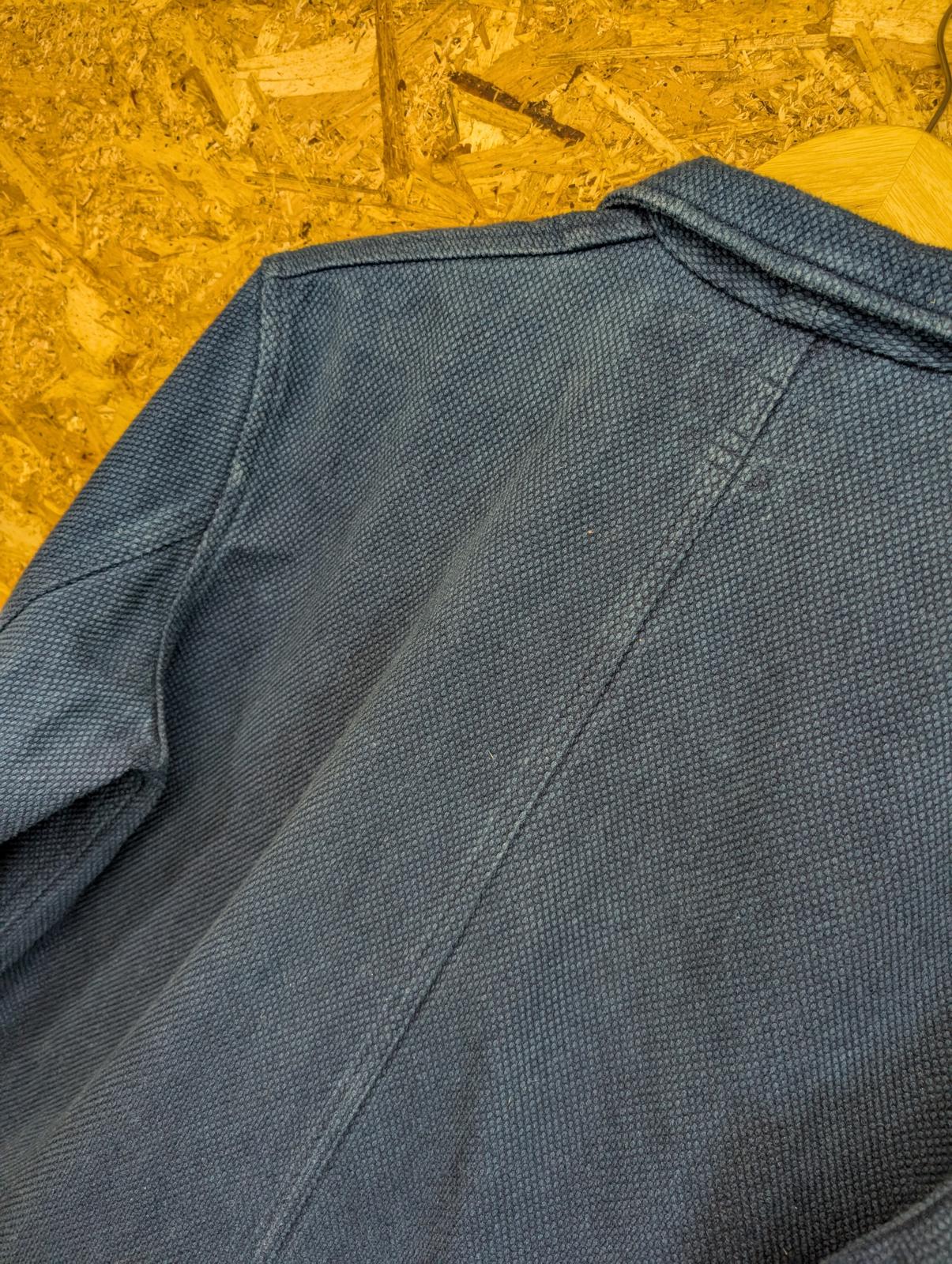 Blue Blue Japan Workwear Pure Indigo Longline Chore Jacket Thick Cotton Small