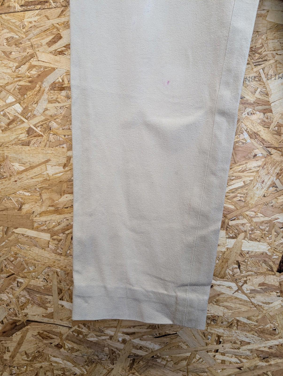 Lauren Jeans Co Trousers Women UK 12 Beige Stone Cotton Blend High Waist Chino