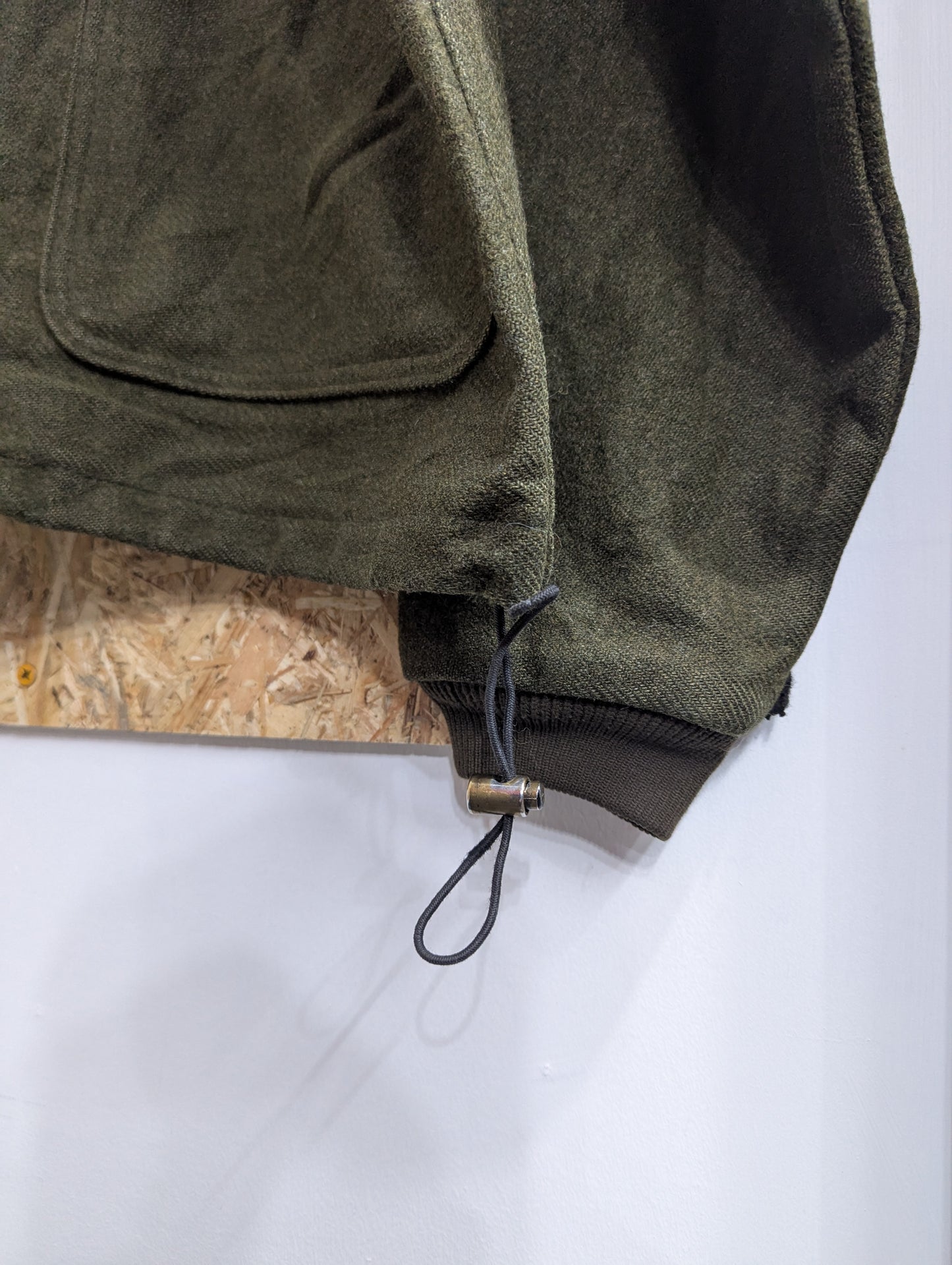 Filson 122 Mackinaw Wool Jacket Liner Forest Green Zip Outdoor Body Warmer XL