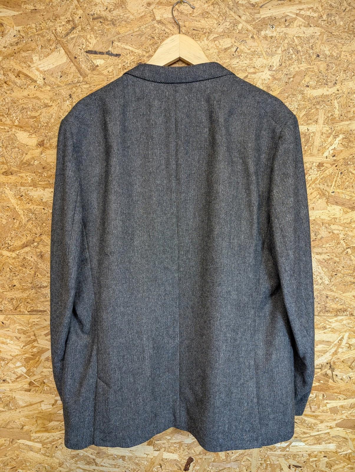 Pretty Green Chore Jacket Blazer Size XXL 46 Mens Charcoal 2-Button Black Label