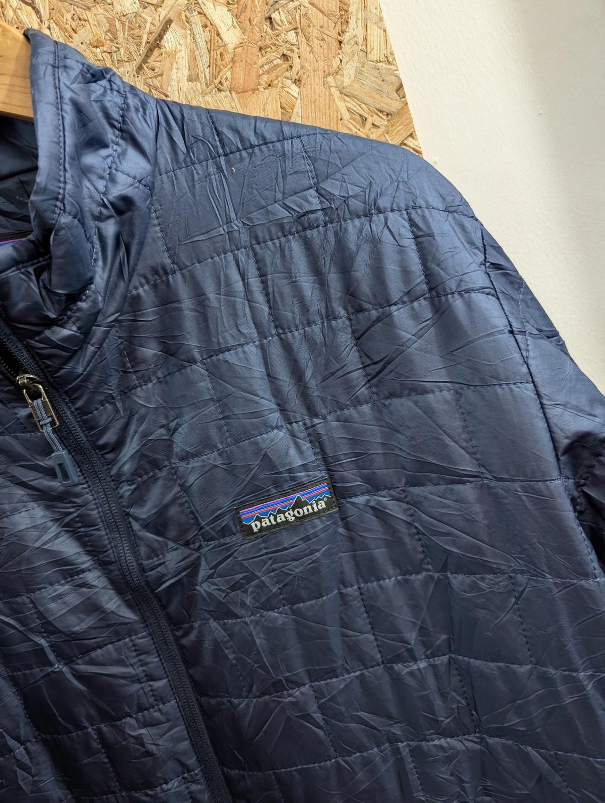 Patagonia Nano Puff Jacket Large Men Navy Blue Quilt Primaloft Insulated Puffer