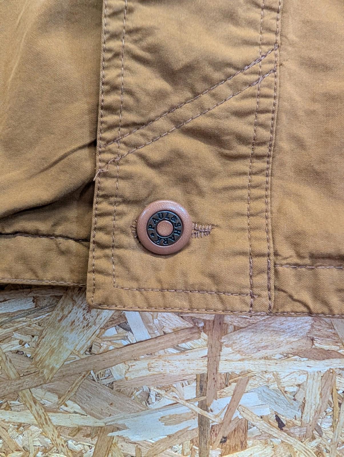 Paul & Shark Jacket 2XL Men Yachting XXL Utility Style Brown Cotton Made Italy