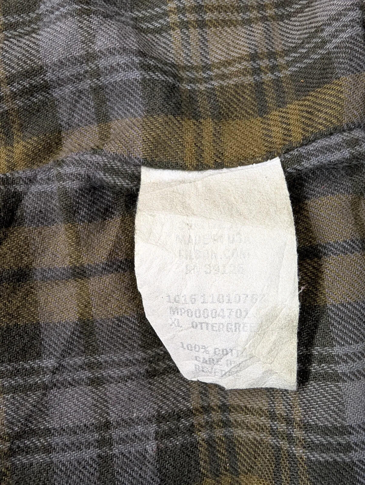 Filson Cover Cloth Mile Marker Coat Mens XL Wax Cotton Jacket Olive Tin USA Oil