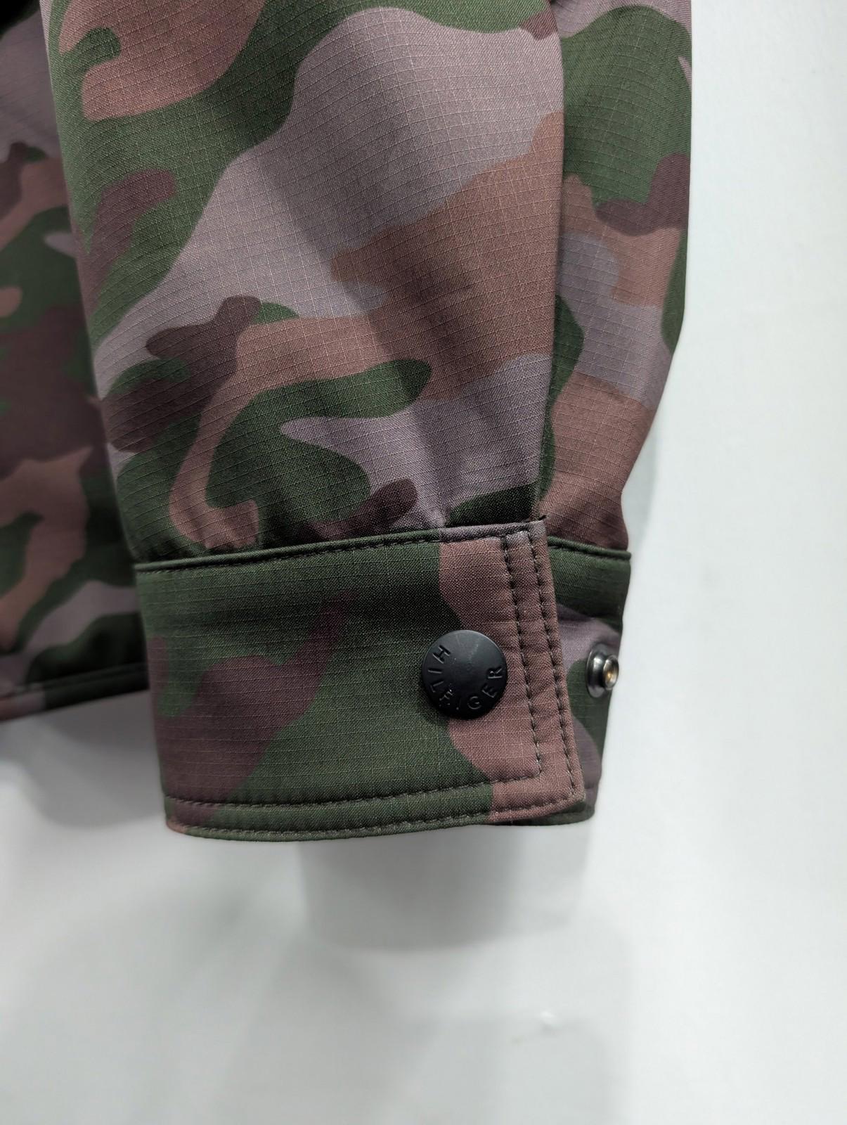 Hilfiger Edition Jacket Medium Camouflage Utility Waterproof Military Camo Green