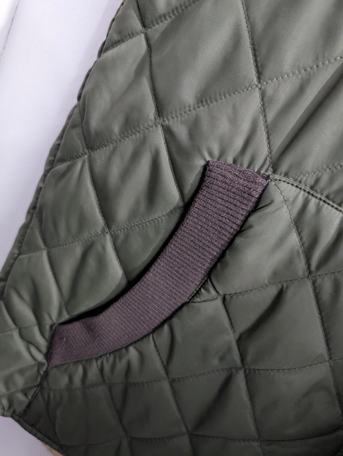 Musto Quilted Gilet Jacket Medium Men Bodywarmer Vest Khaki Green Collared