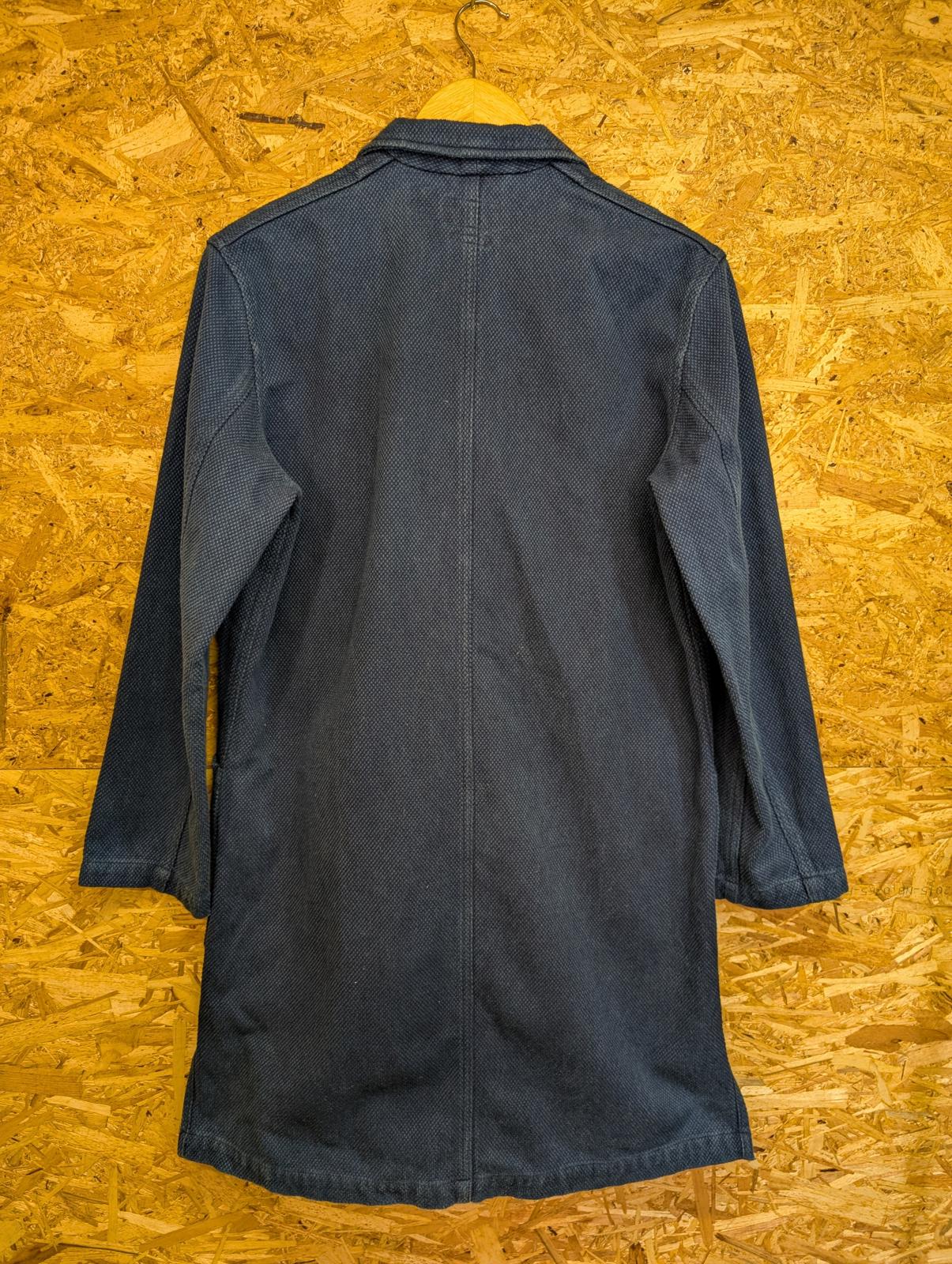 Blue Blue Japan Workwear Pure Indigo Longline Chore Jacket Thick Cotton Small