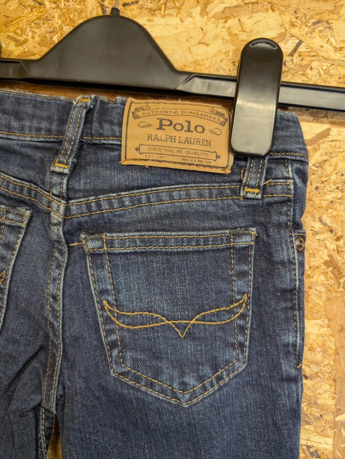 Ralph Lauren Polo Jeans Unisex Kids Age 4T Classic Straight Denim Navy Blue