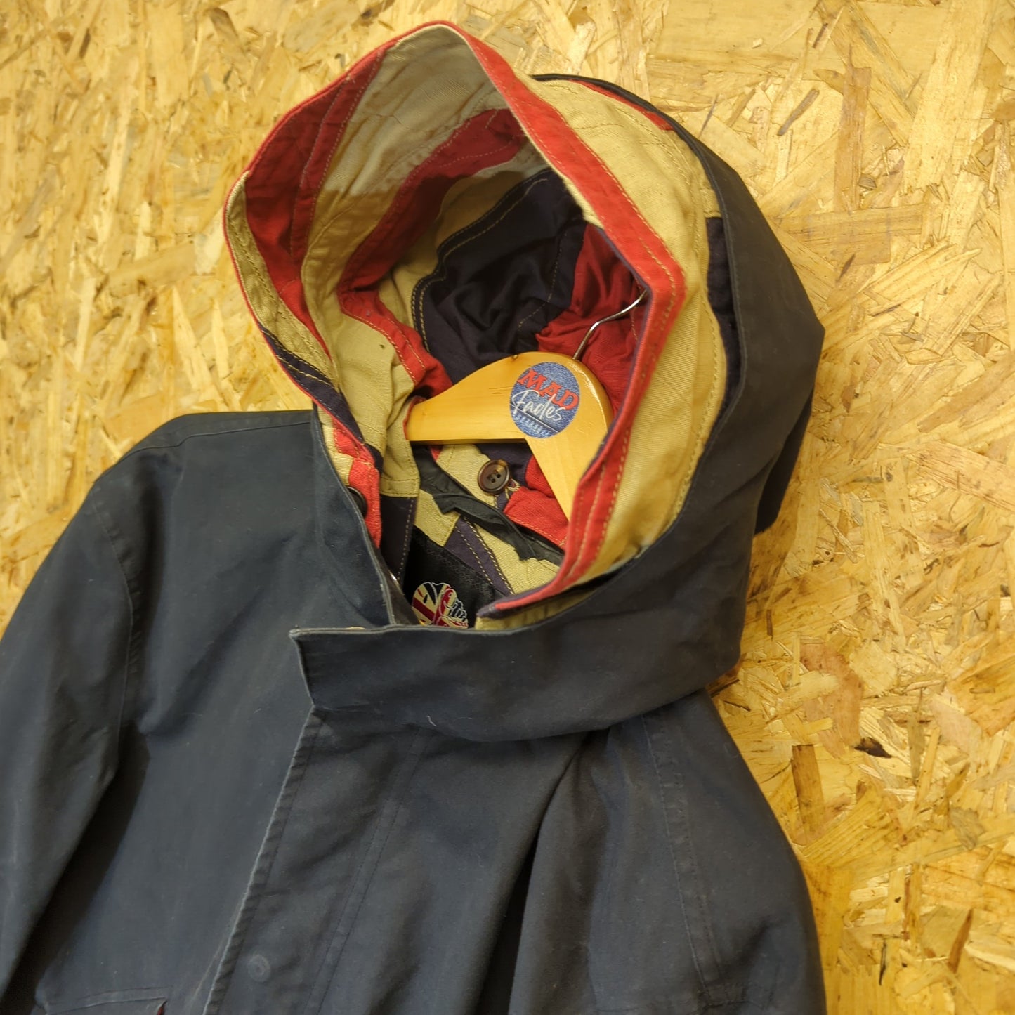 Pretty Green Ventile Waterproof Parka Jacket Rare Gallagher Union Jack Large