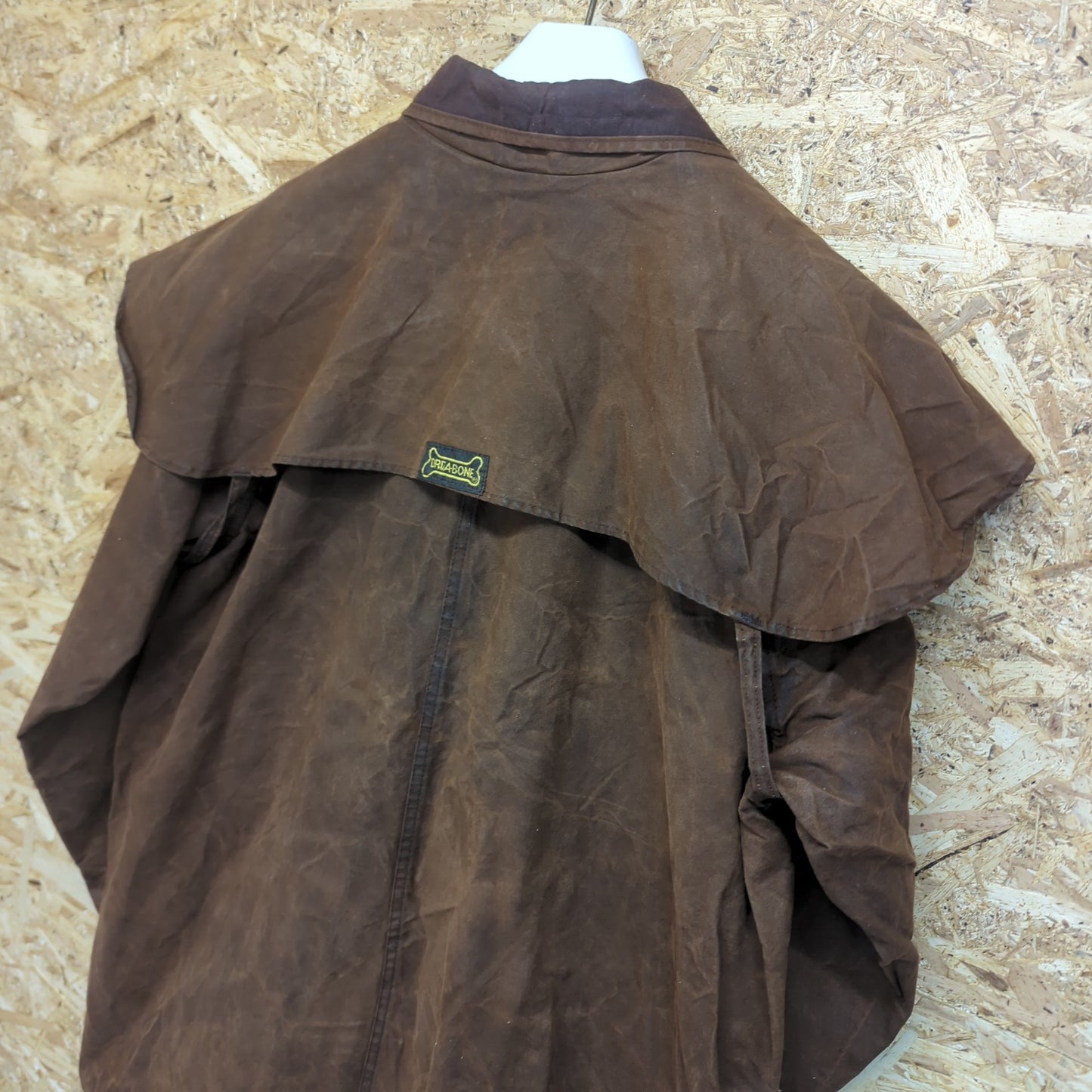 Driza Bone Mens Short Coat Brown Wax Jacket Stockman Vintage SZ 6 Chest 110cm L