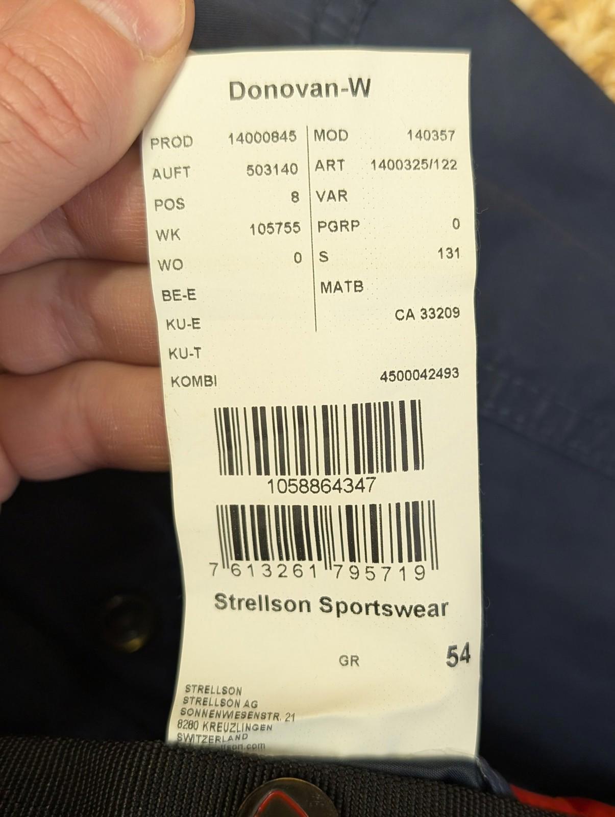 Strellson Donovan-W Jacket XL 44 Men 54 Biker Military Utility Cafe Navy Blue