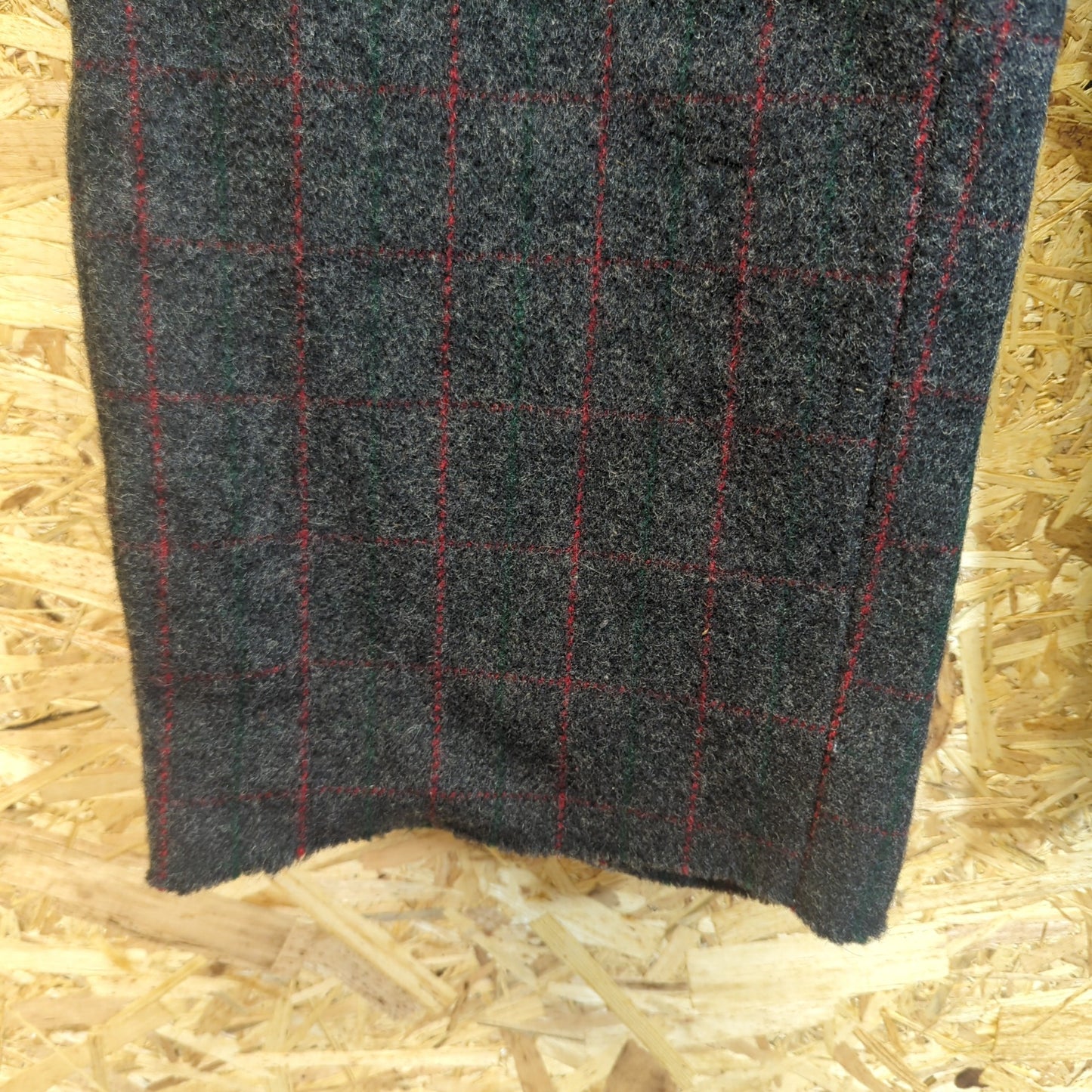 1970s Woolrich Wool Plaid Hunting Pant Tartan Workwear Vintage Pantaloons 38 34