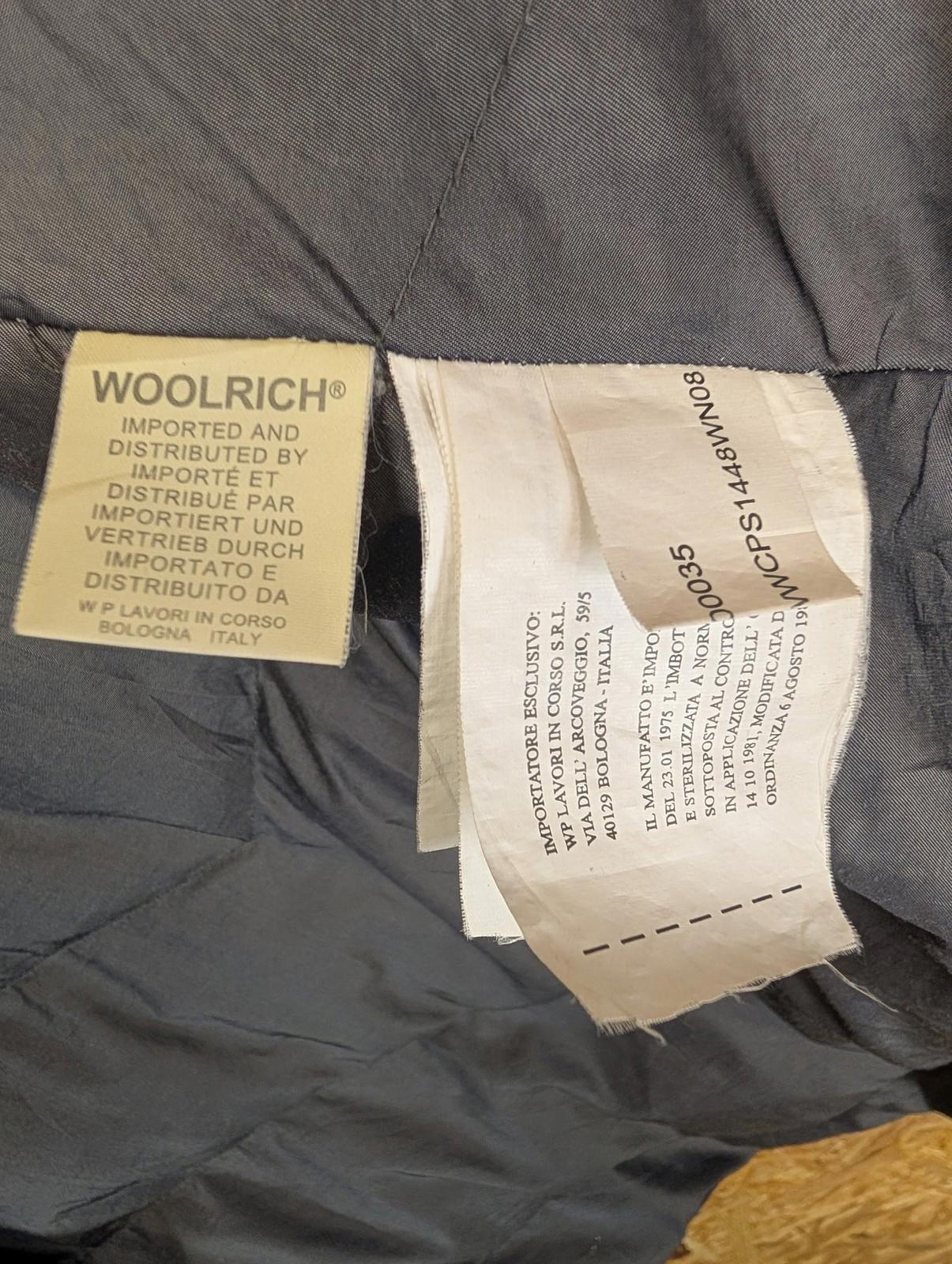 Woolrich Ramar Arctic Parka Medium Women Fur Trim Hooded Jacket Blue Winter Warm