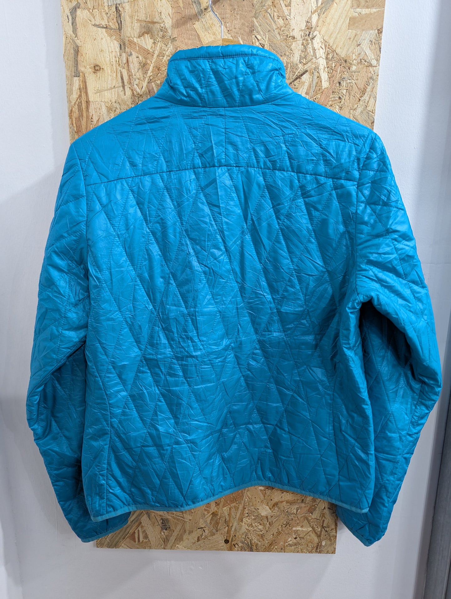 Patagonia Nano Puff Diamond Quilt Pullover Jacket Light Blue 84025 Medium