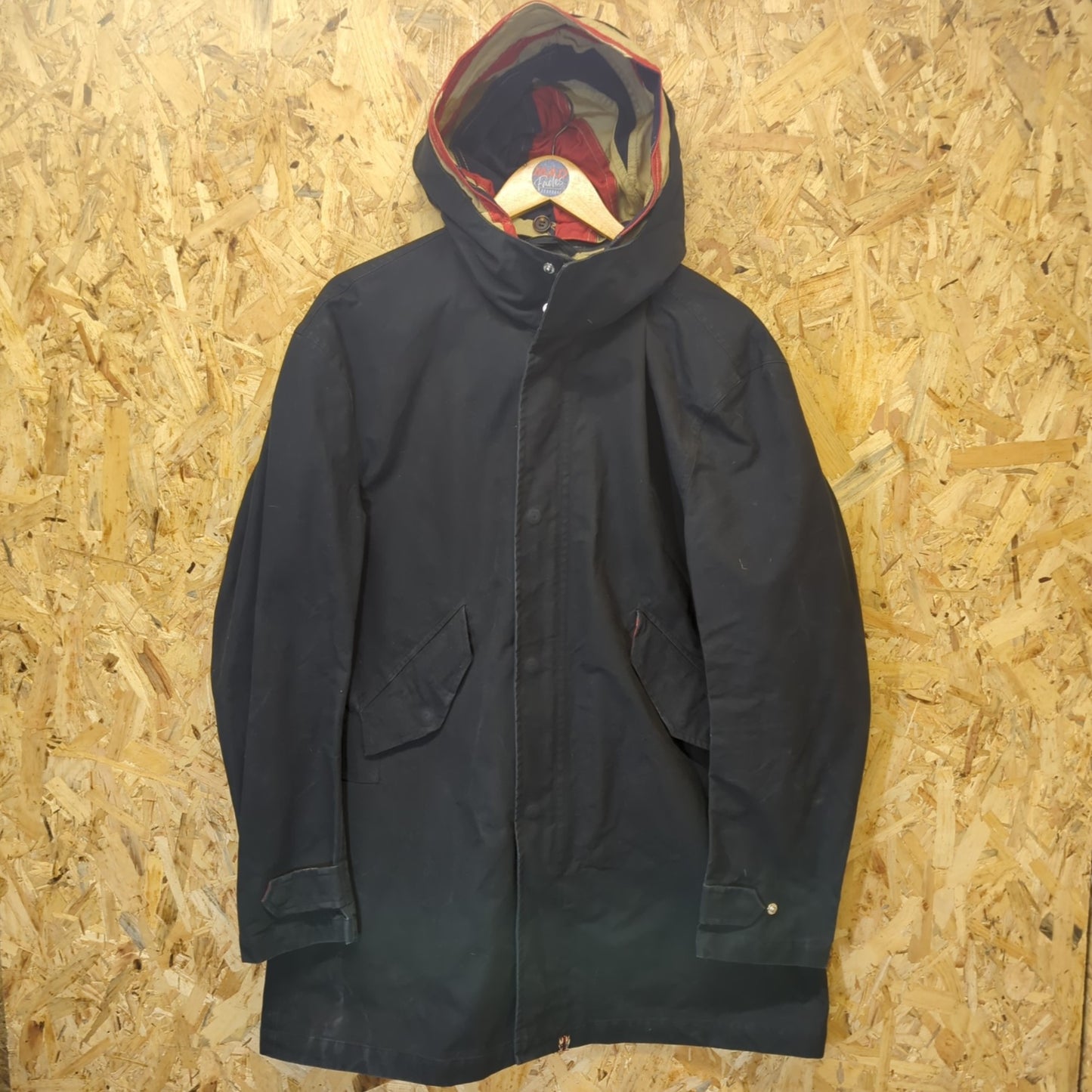 Pretty Green Ventile Waterproof Parka Jacket Rare Gallagher Union Jack Large