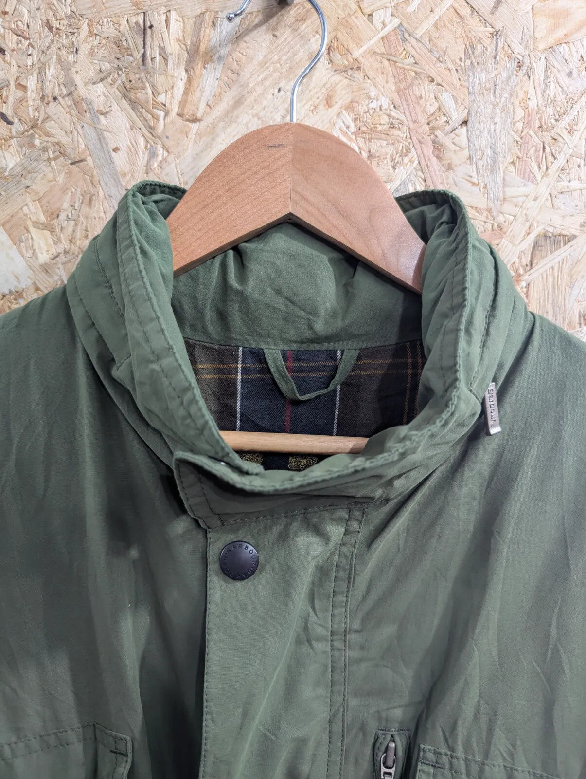 Barbour Club Sapper Field Jacket Men Medium Green Waterproof T1217 Utility Chore