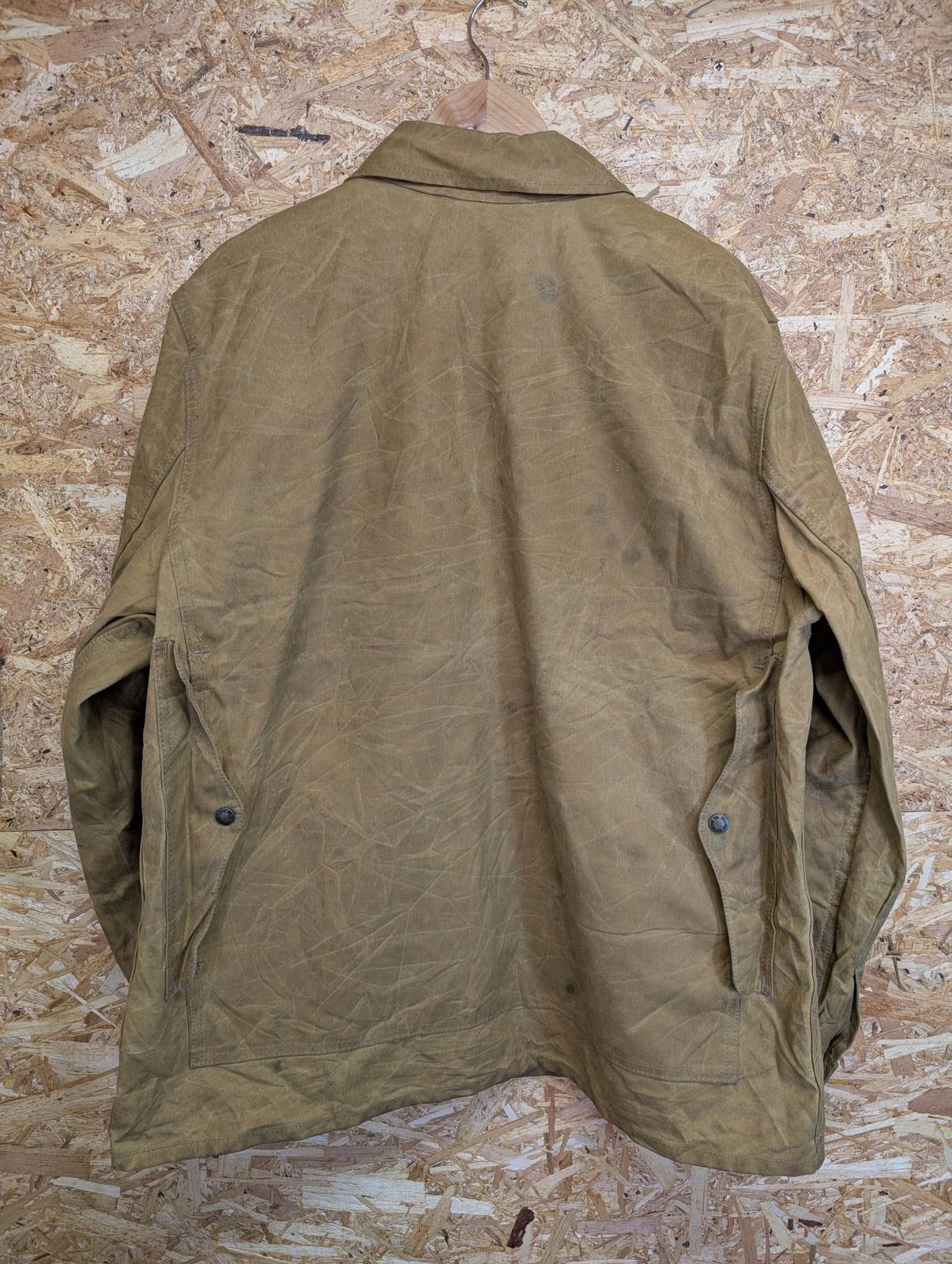 Filson Tin Cloth Packer XL Men Jacket Waxed Cotton Field Coat Brown Double USA