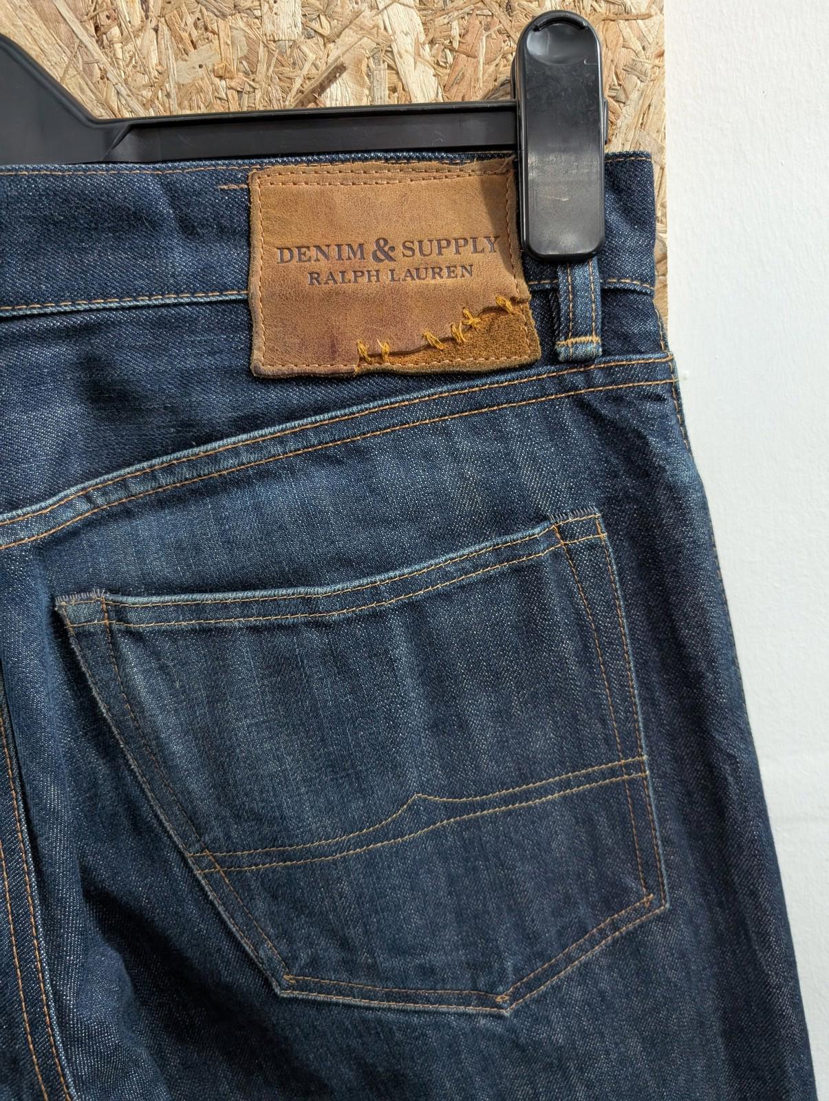 Ralph Lauren Jeans Mens W32 L34 Denim & Supply Straight Fit Dark Blue RRL Polo