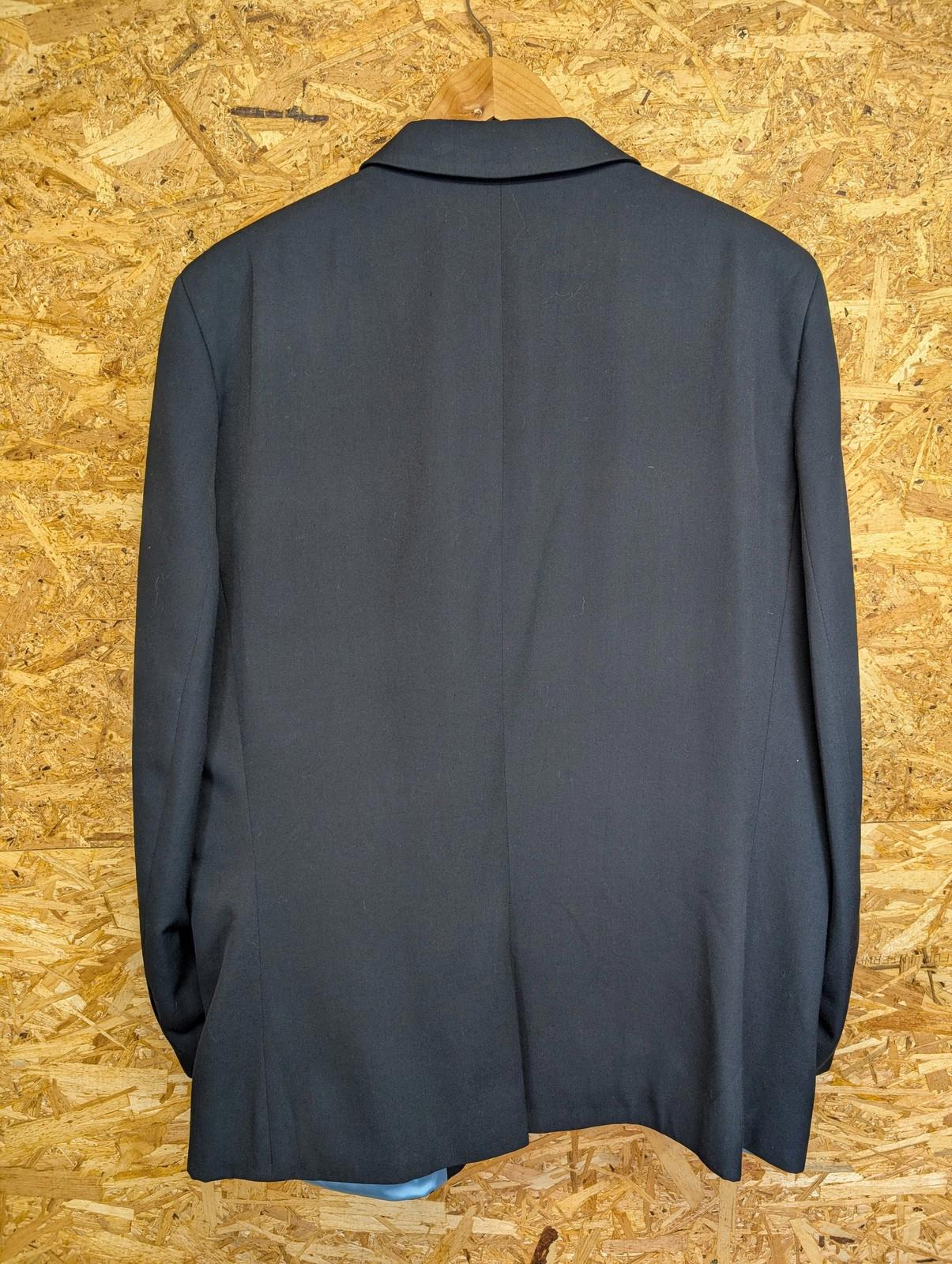Sherrys London Suit 2 Piece 2XL 46 "38 Men Wool Blend Navy Blue Mod Classic