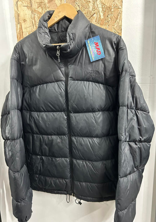 TNF North Face Nuptse 700 Mens Size Large UK Goose Down Puffer Jacket Black