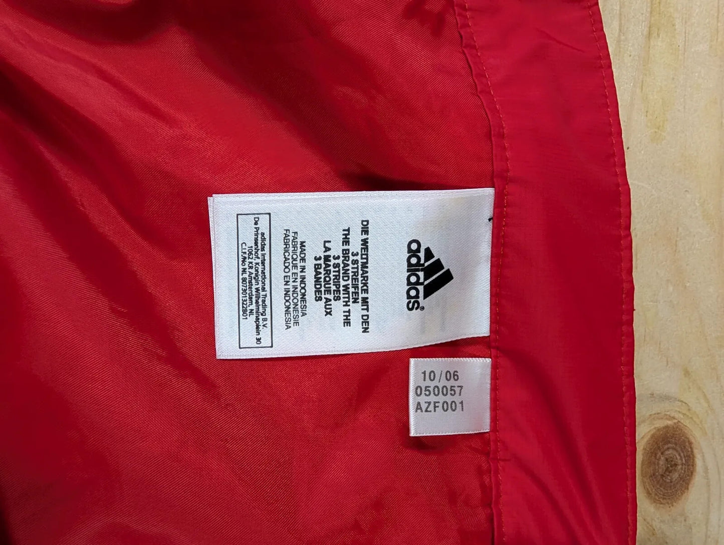 Adidas Insulated Ski Pants W40 Red 3 Stripes Snowboard Zip Sides Salopettes