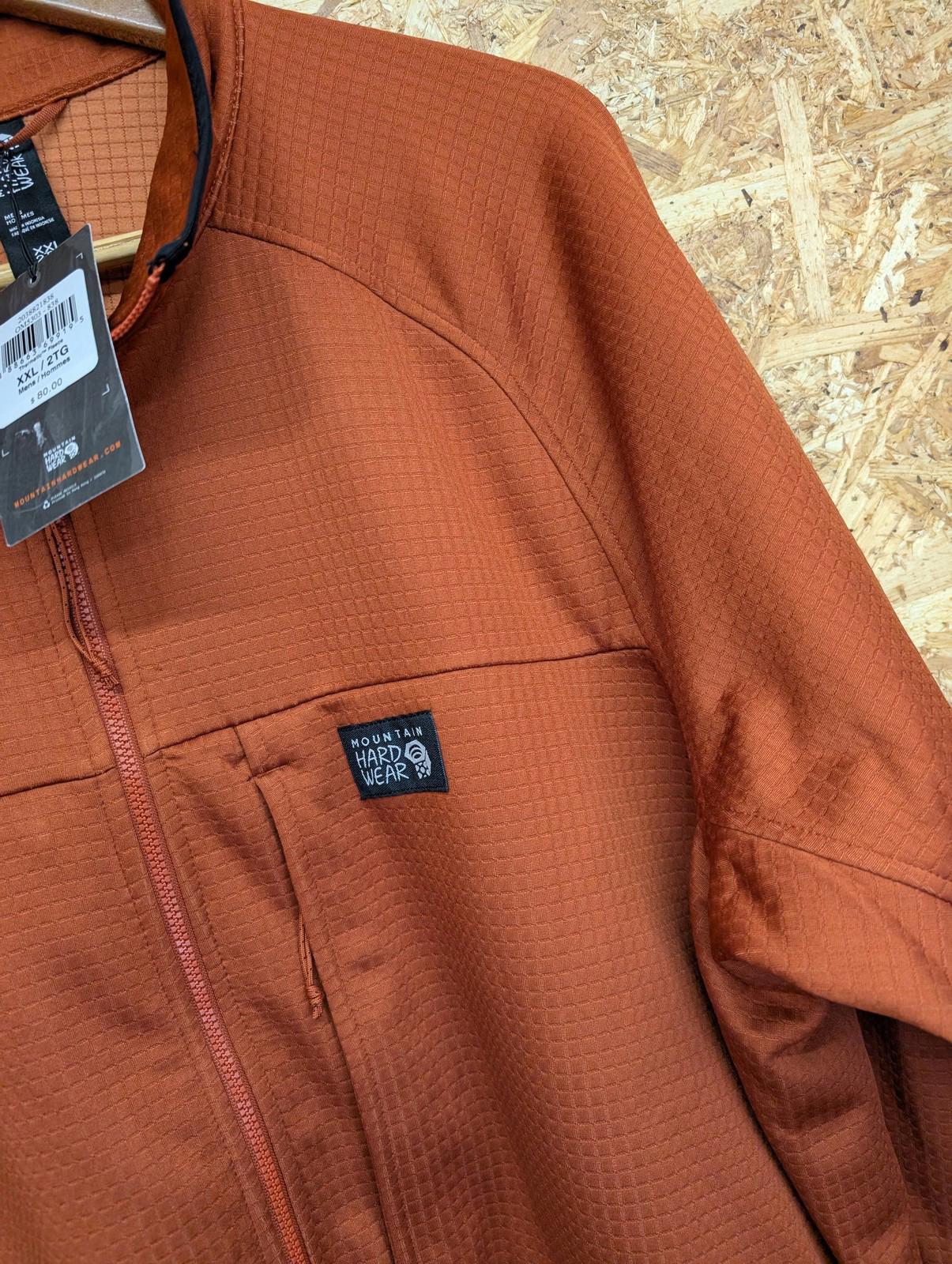 Mountain Hard Wear Jacket XXL Men Thermal Warm Orange Outdoor Hiking Walking