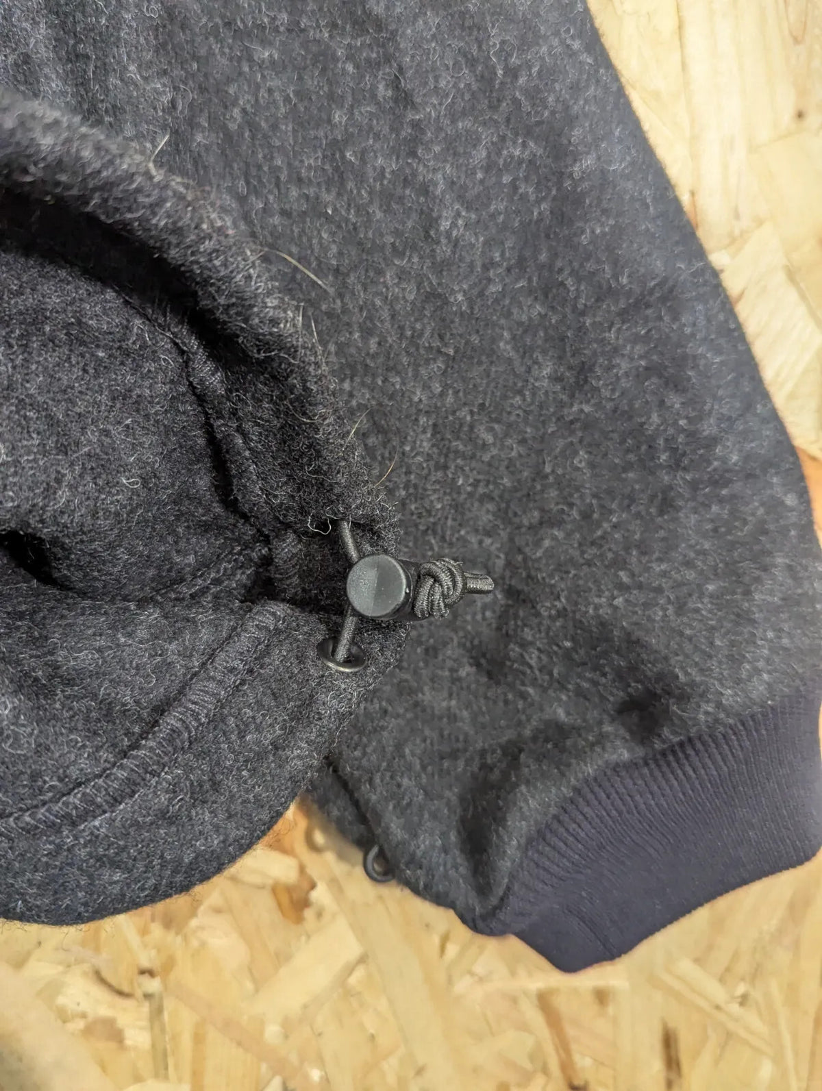 Filson 122 Jacket Liner Jacket Mens XXL Mackinaw Wool Charcoal Zip Bomber USA