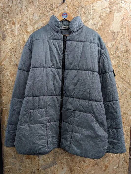 Vintage Stone Island Puffer Jacket Mens XL Grey 95 Massimo Osti Italy Green Edge