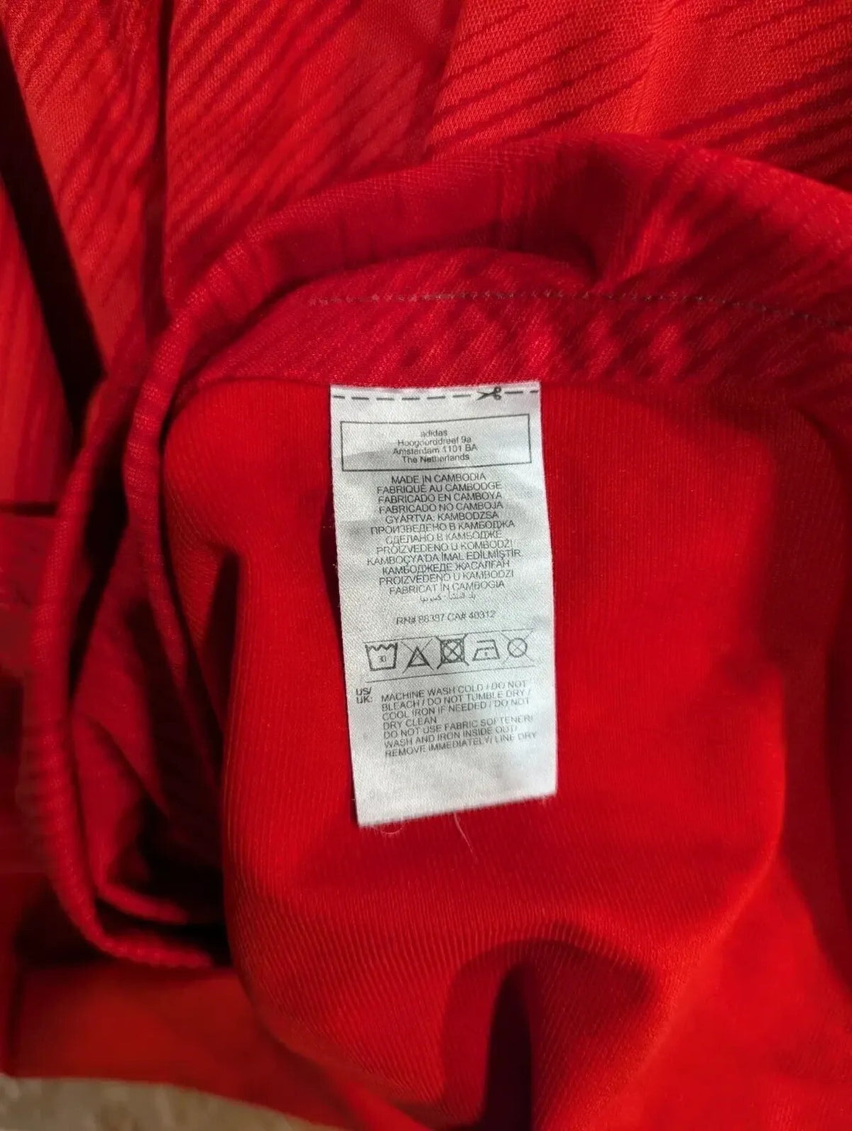 Wales Football Home Shirt Mens XL Adidas Red Short Sleeve 22–23 World Cup