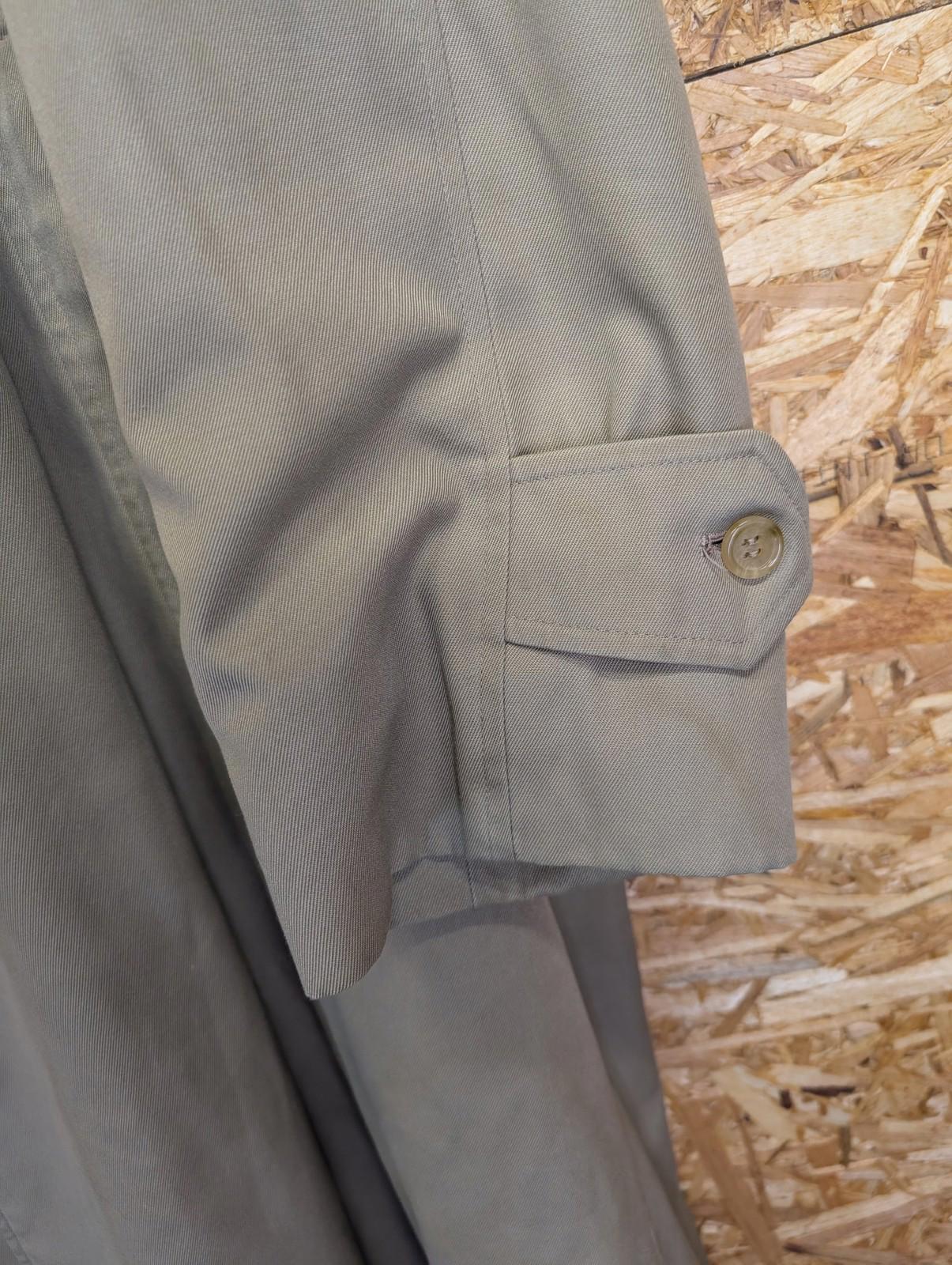 Burberrys Trench Coat XL Men Long Classic Beige Nova Check Lining England Made