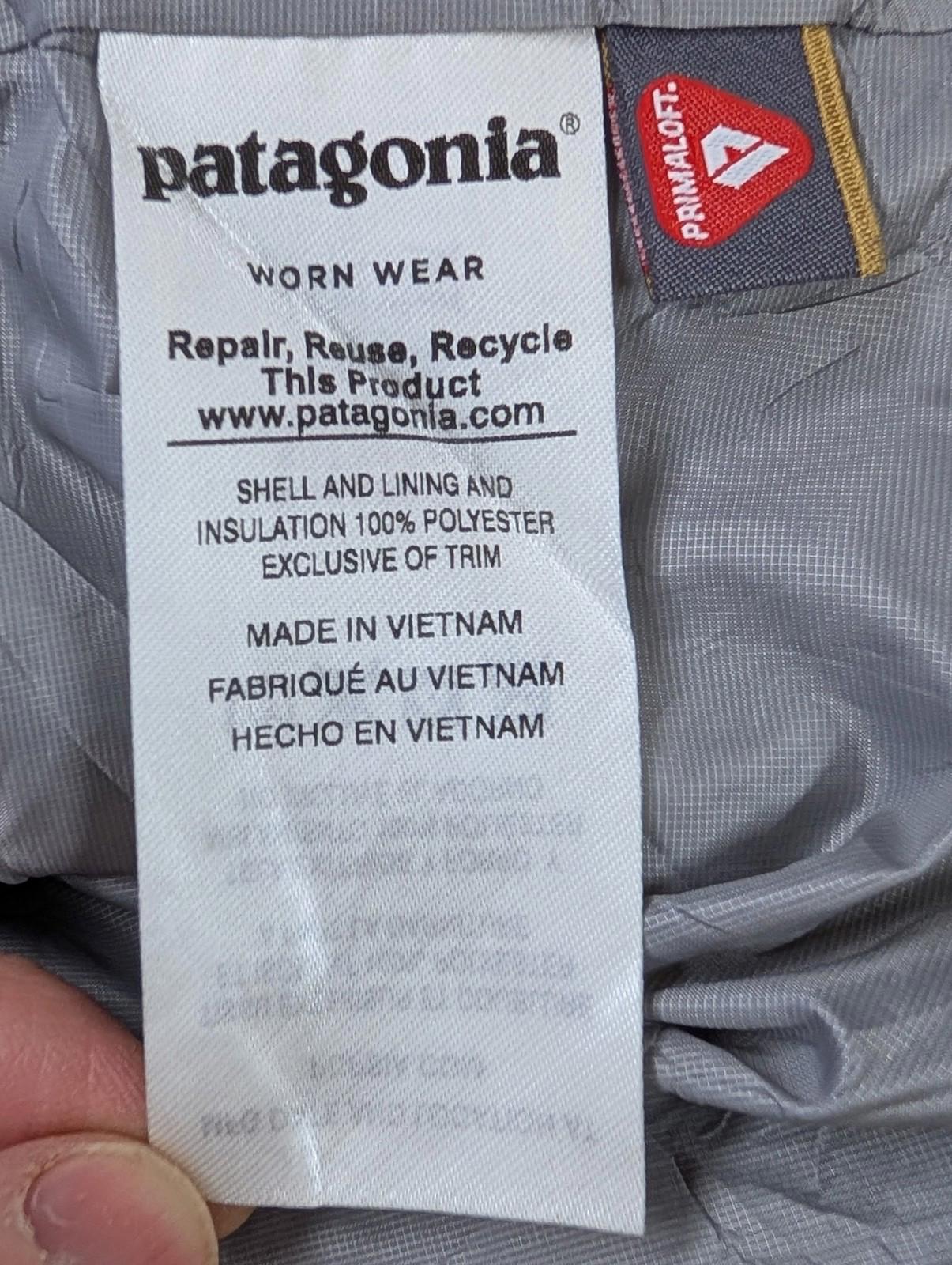 Patagonia Nano Puff Vest Medium Women Grey Gilet Insulated Bodywarmer Jacket