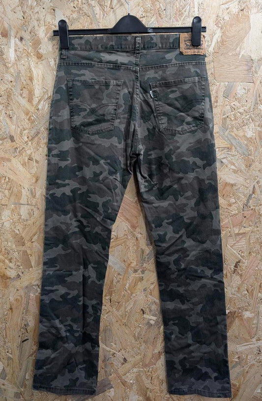 Levis 511 Slim Jeans W29 L29 Women Camo Stretch Denim Skinny Zip Fly Youth 16-18