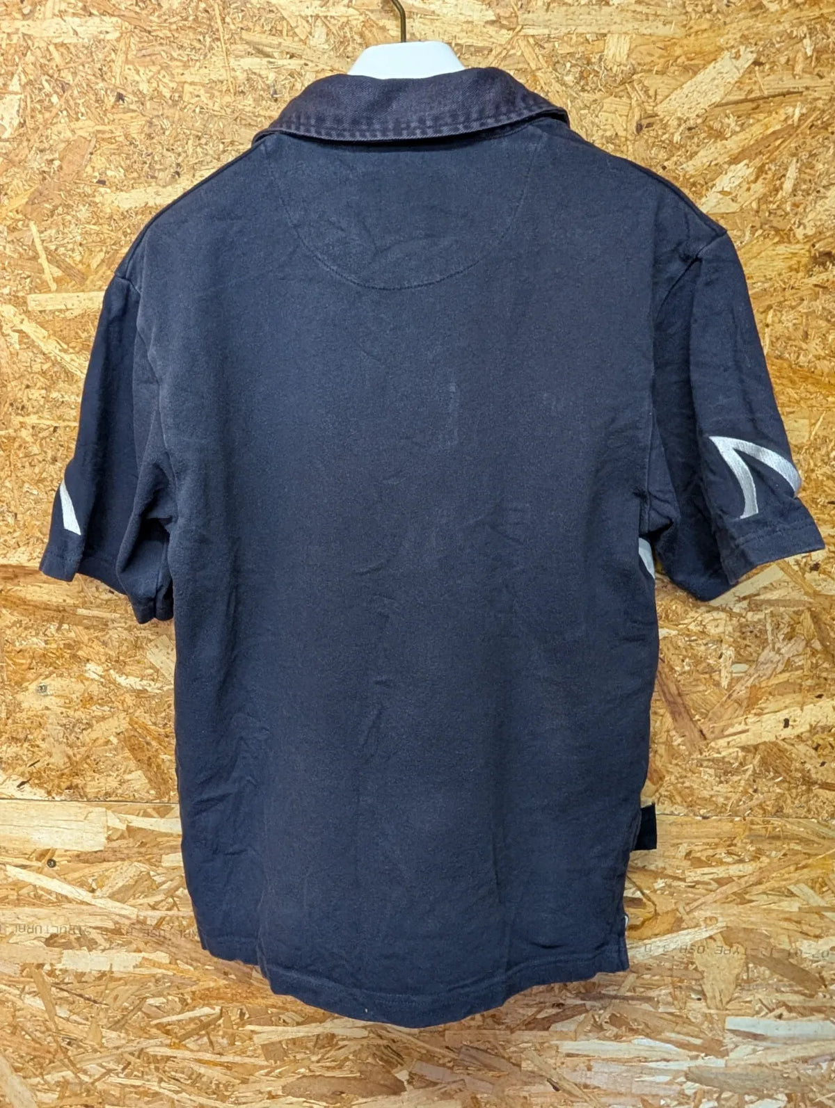 Sale Sharks 06-07 Home Rugby Shirt Mens Small Navy Blue Cotton Traders S/S