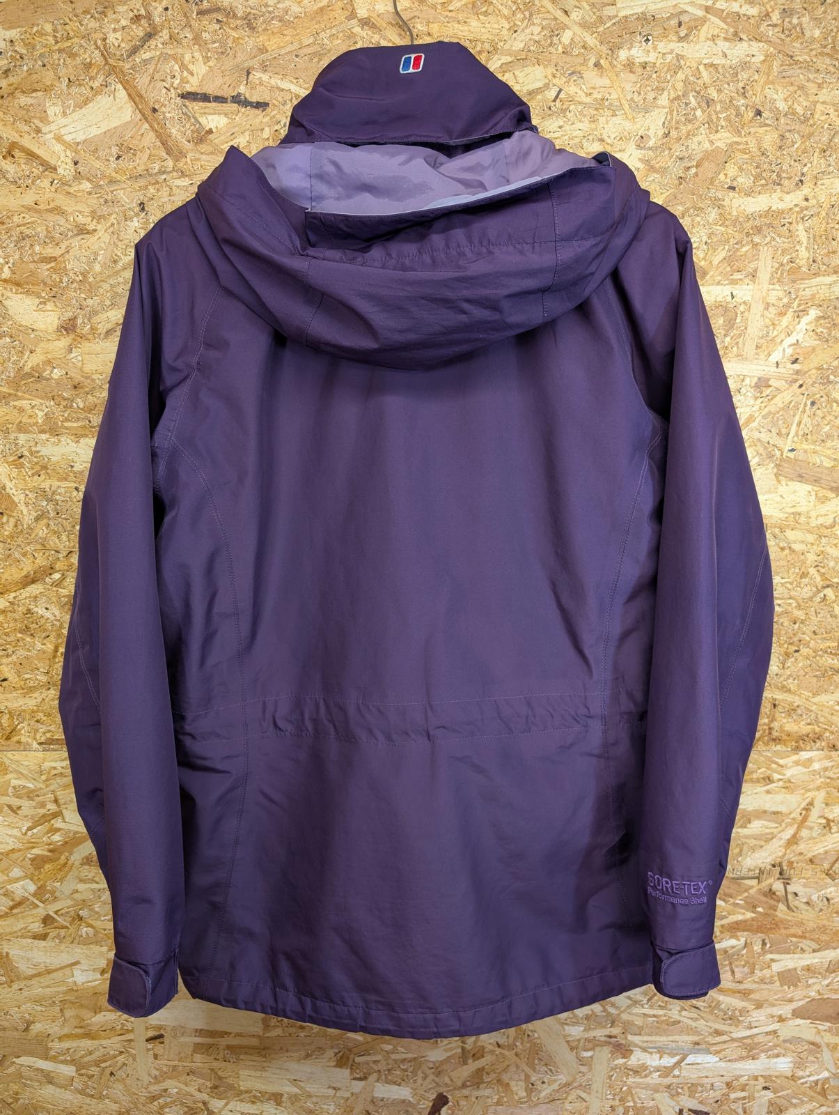 Berghaus Womens Size 12 Medium Shell Gore-Tex Jacket Waterproof Rain Coat Anorak