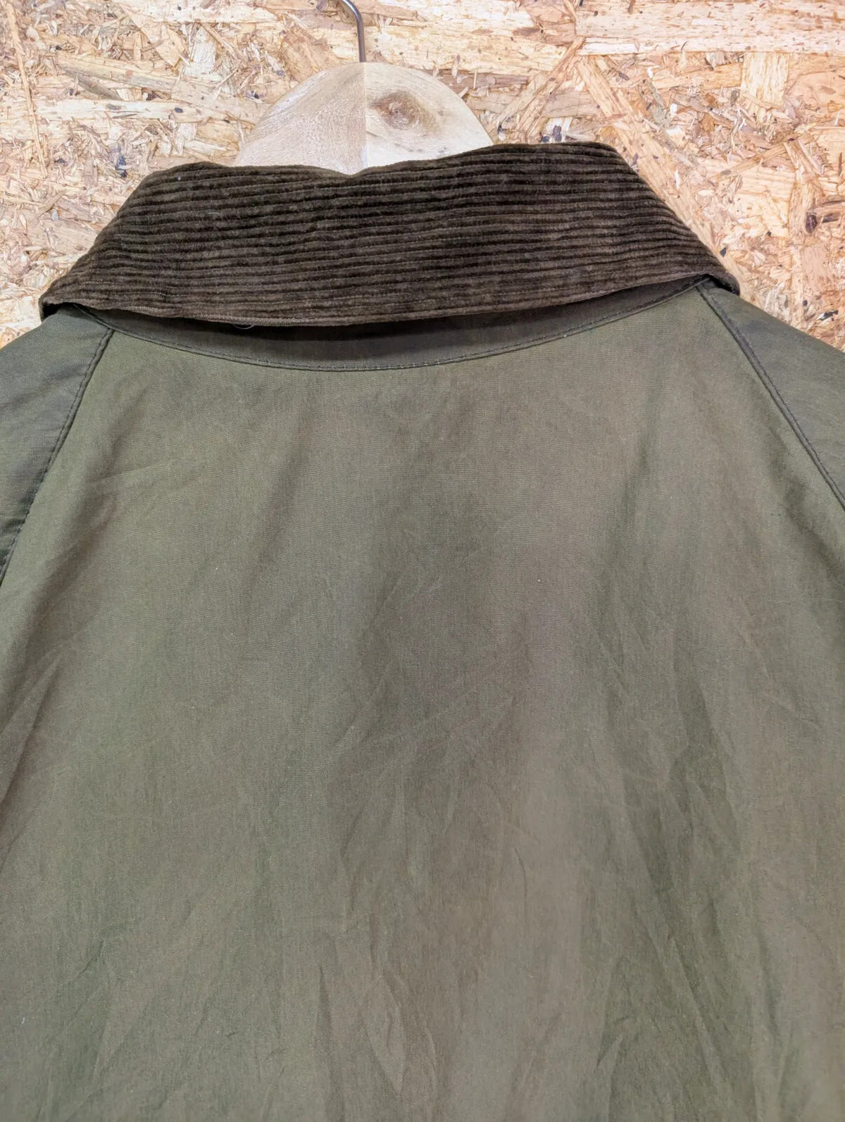 Vintage Barbour Classic Moorland Wax Jacket Men 2XL C52 Olive Green A820 + Hood