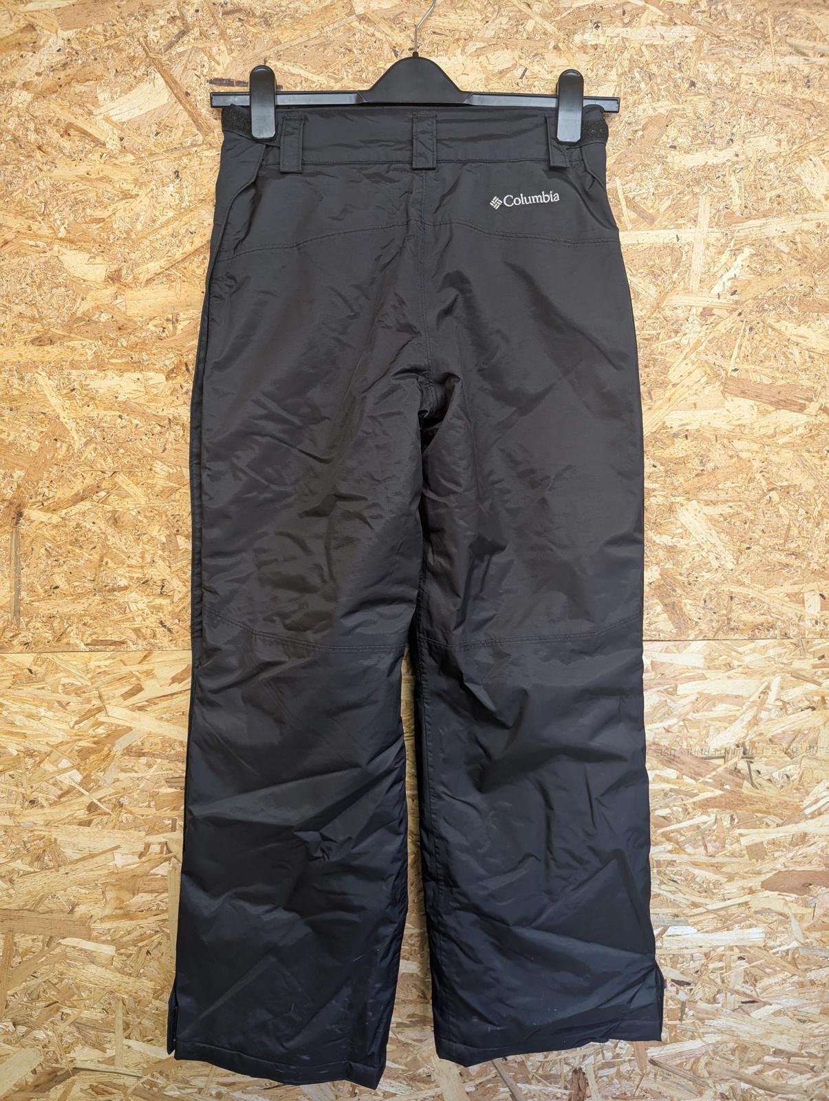 Columbia 14/16 Youth W28 L29 Black Ski Trousers Omni-Tech Salopettes Snowboard