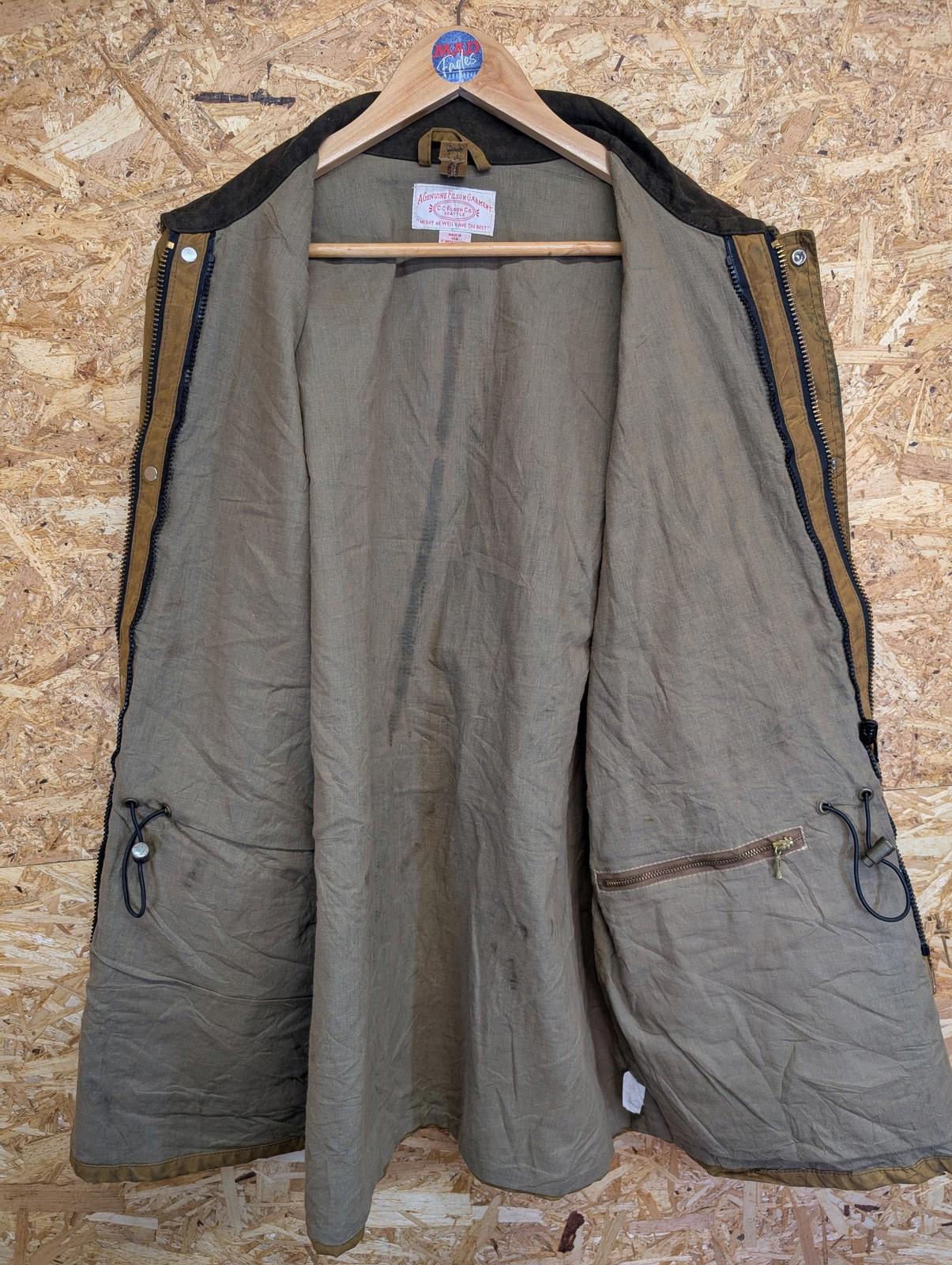 Filson Milemarker Jacket XL Men 1442N Workwear Brown Waxed Cotton USA Oil